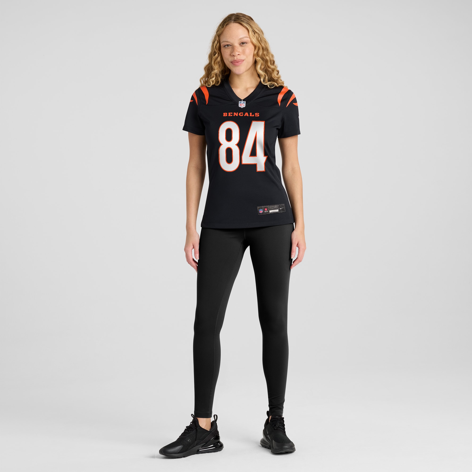 Women's Cincinnati Bengals Mitchell Wilcox Black Player Game Jersey JS7892 nicesnker - Image 4