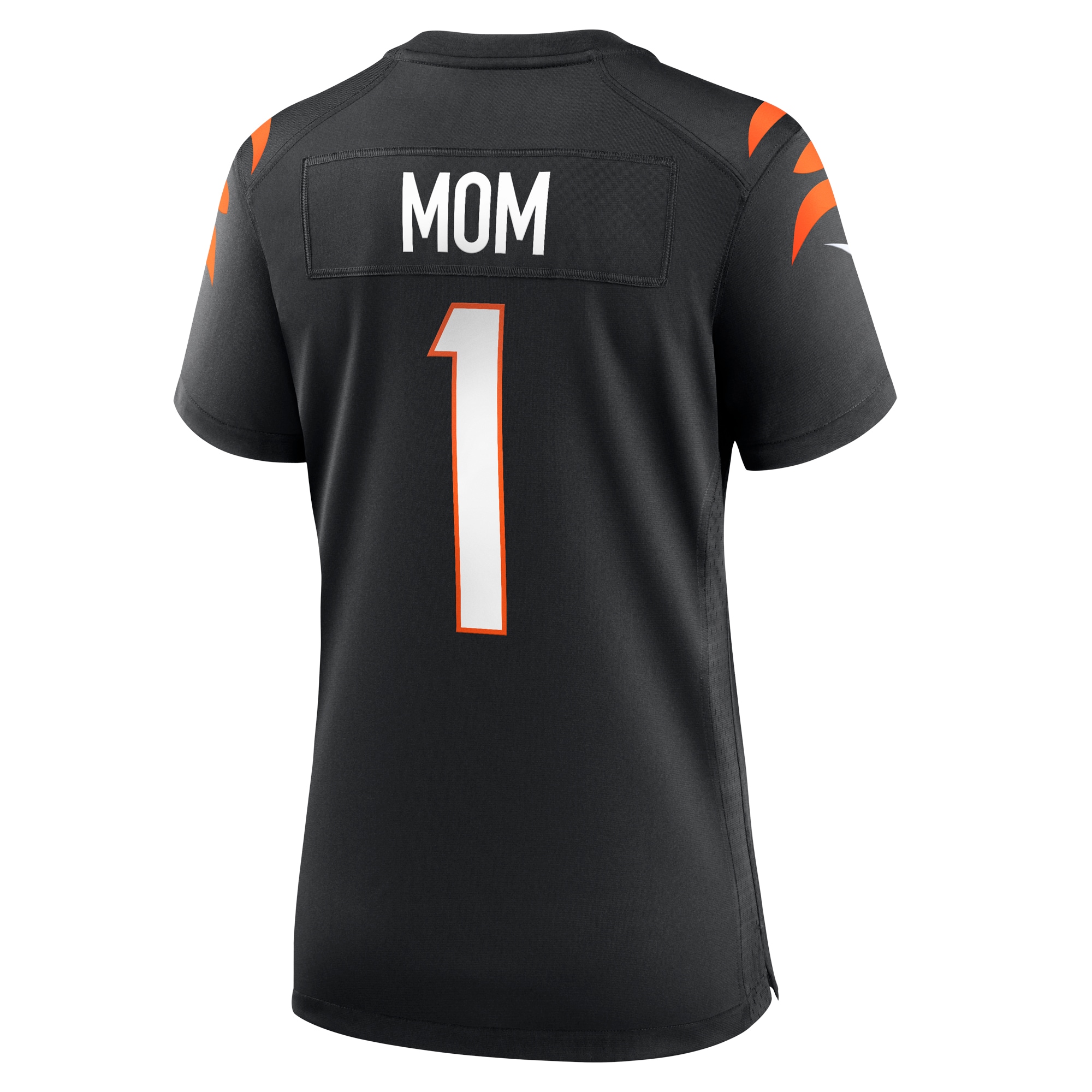 Women's Cincinnati Bengals Number 1 Mom Black Game Jersey JS6995 nicesnker - Image 3