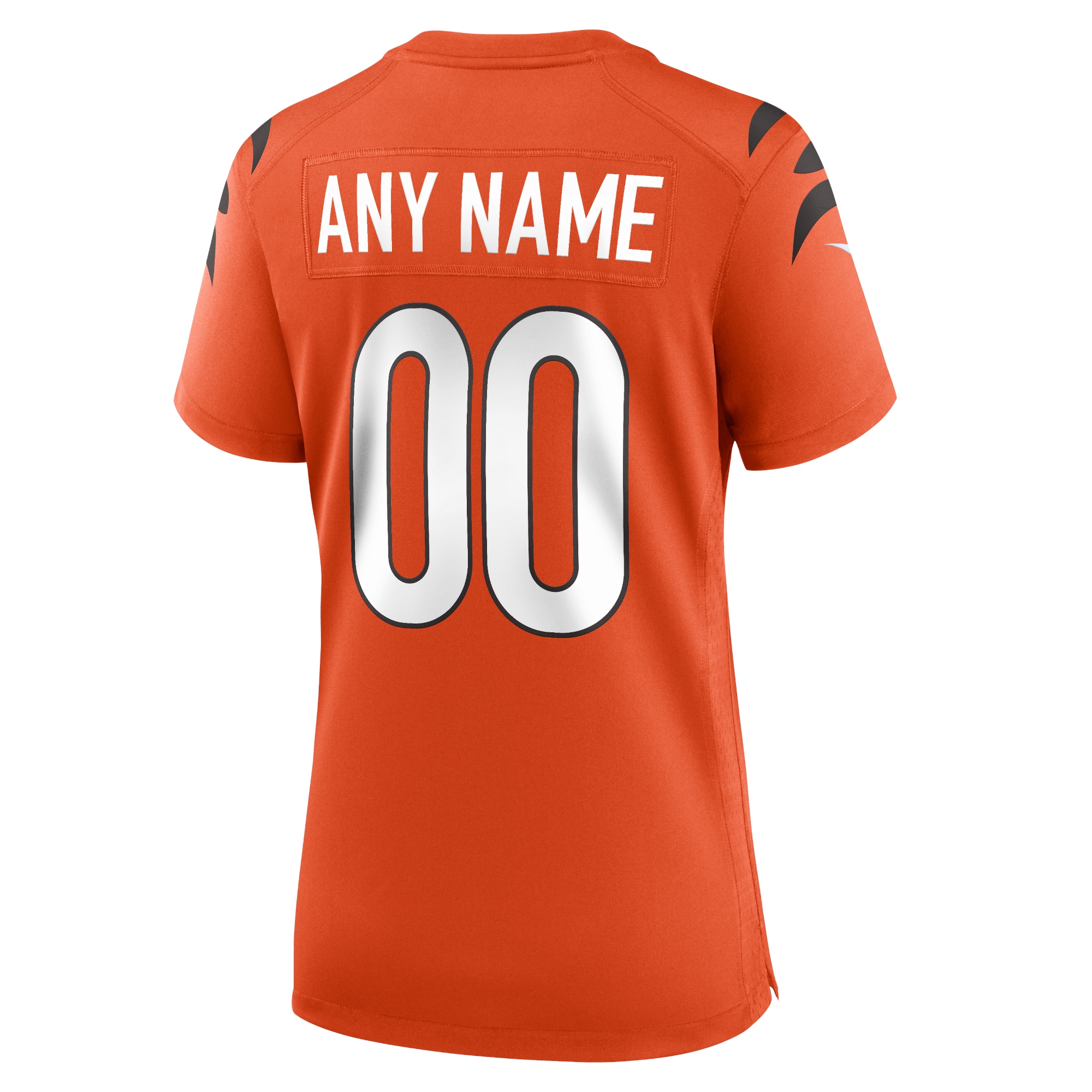 Women's Cincinnati Bengals Orange Alternate Game Custom Jersey JS5511 nicesnker - Image 3