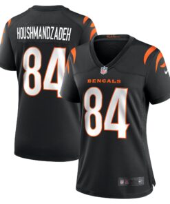 Women's Cincinnati Bengals T. J. Houshmandzadeh Black Team Retired Player Game Jersey JS7875 nicesnker