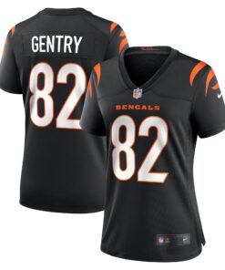 Women's Cincinnati Bengals Zach Gentry Black Game Jersey JS7988 nicesnker