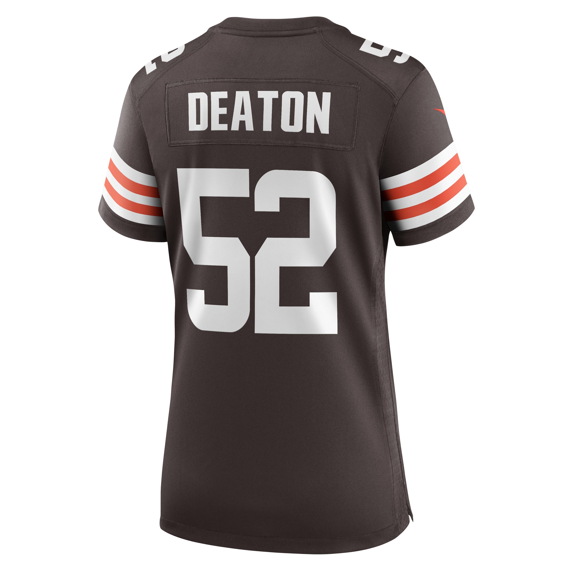 Women's Cleveland Browns Dawson Deaton Brown Game Player Jersey JS6752 nicesnker - Image 3