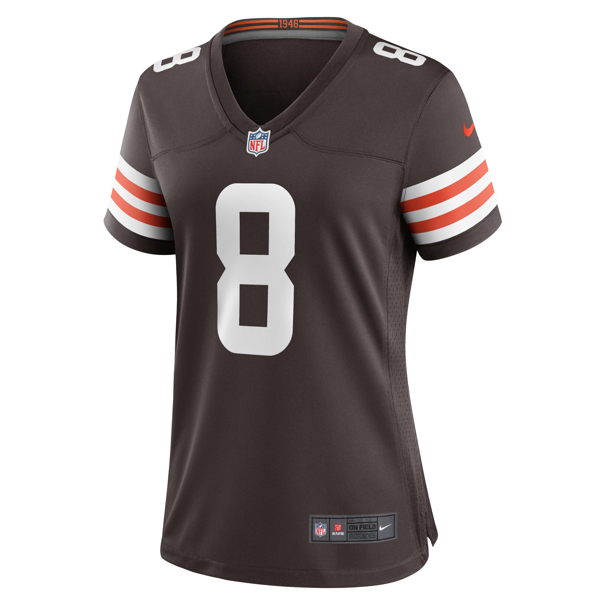 Women's Cleveland Browns Elijah Moore Brown Game Jersey JS2738 nicesnker - Image 2