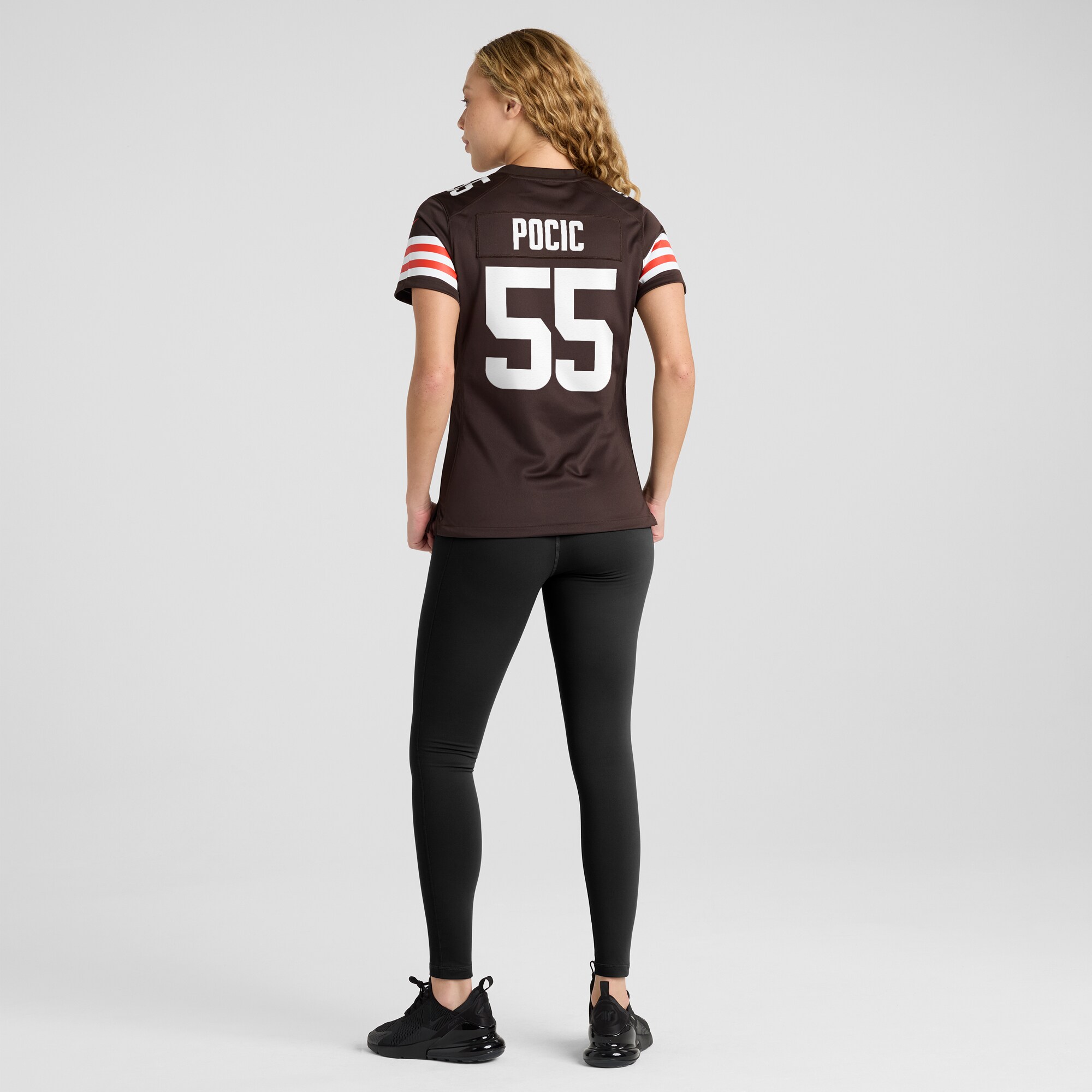 Women's Cleveland Browns Ethan Pocic Brown Game Jersey JS5525 nicesnker - Image 5