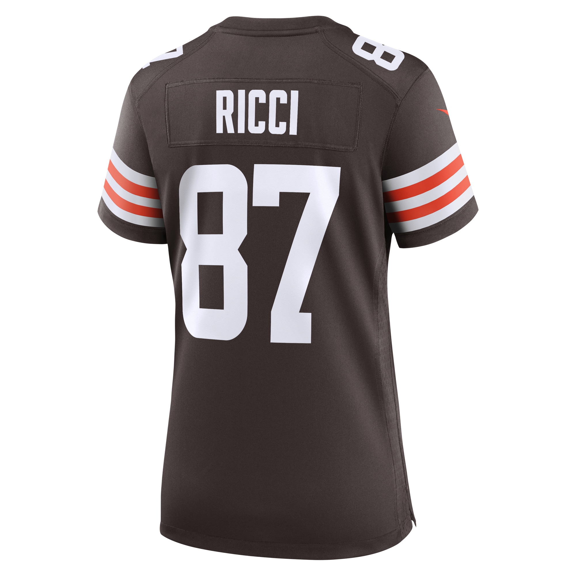 Women's Cleveland Browns Giovanni Ricci Brown Game Jersey JS2549 nicesnker - Image 3