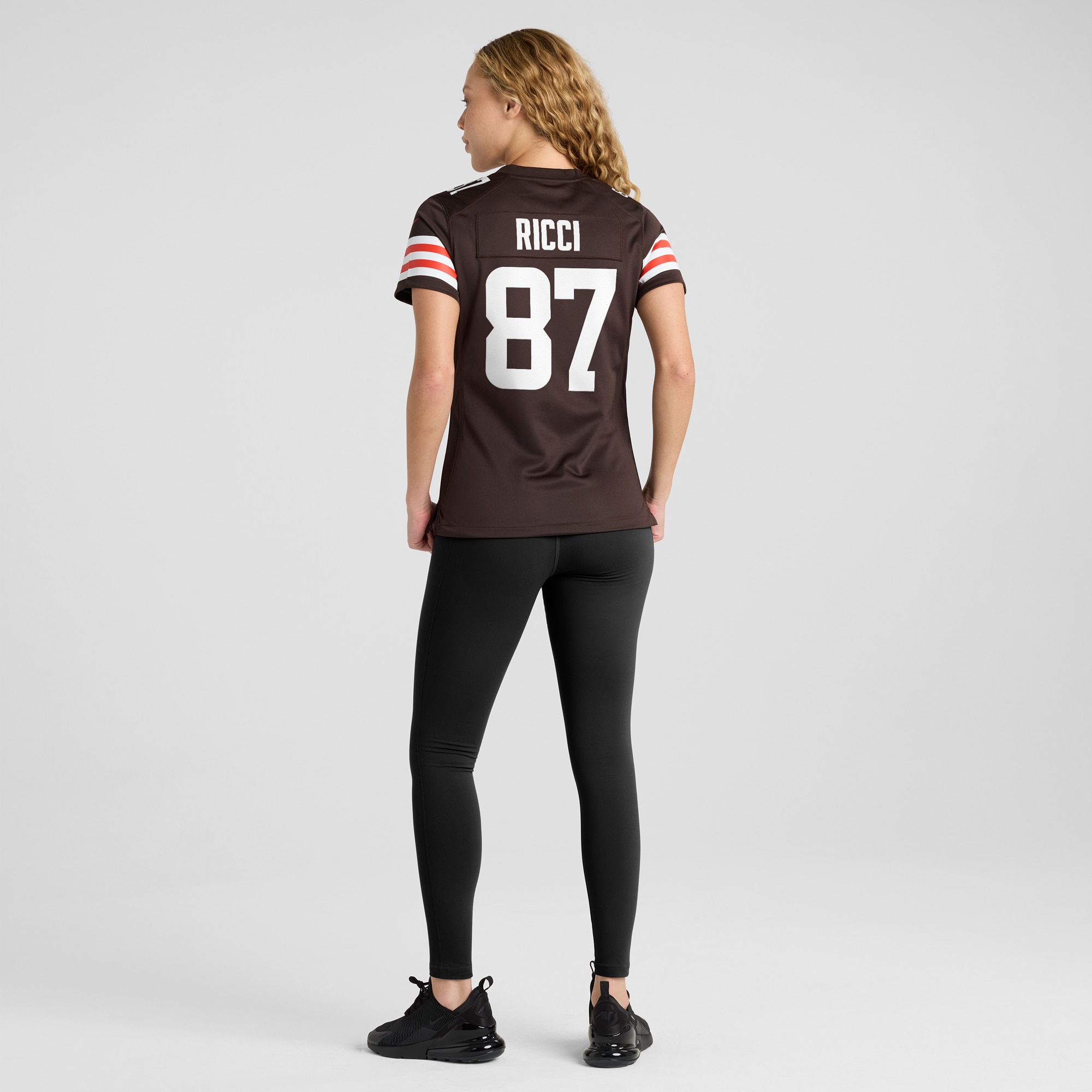 Women's Cleveland Browns Giovanni Ricci Brown Game Jersey JS2549 nicesnker - Image 5