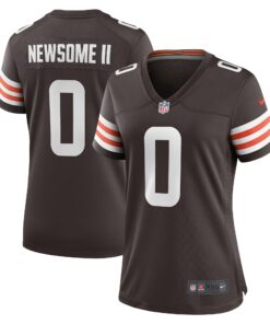Women's Cleveland Browns Greg Newsome II Brown Team Game Jersey JS1791 nicesnker