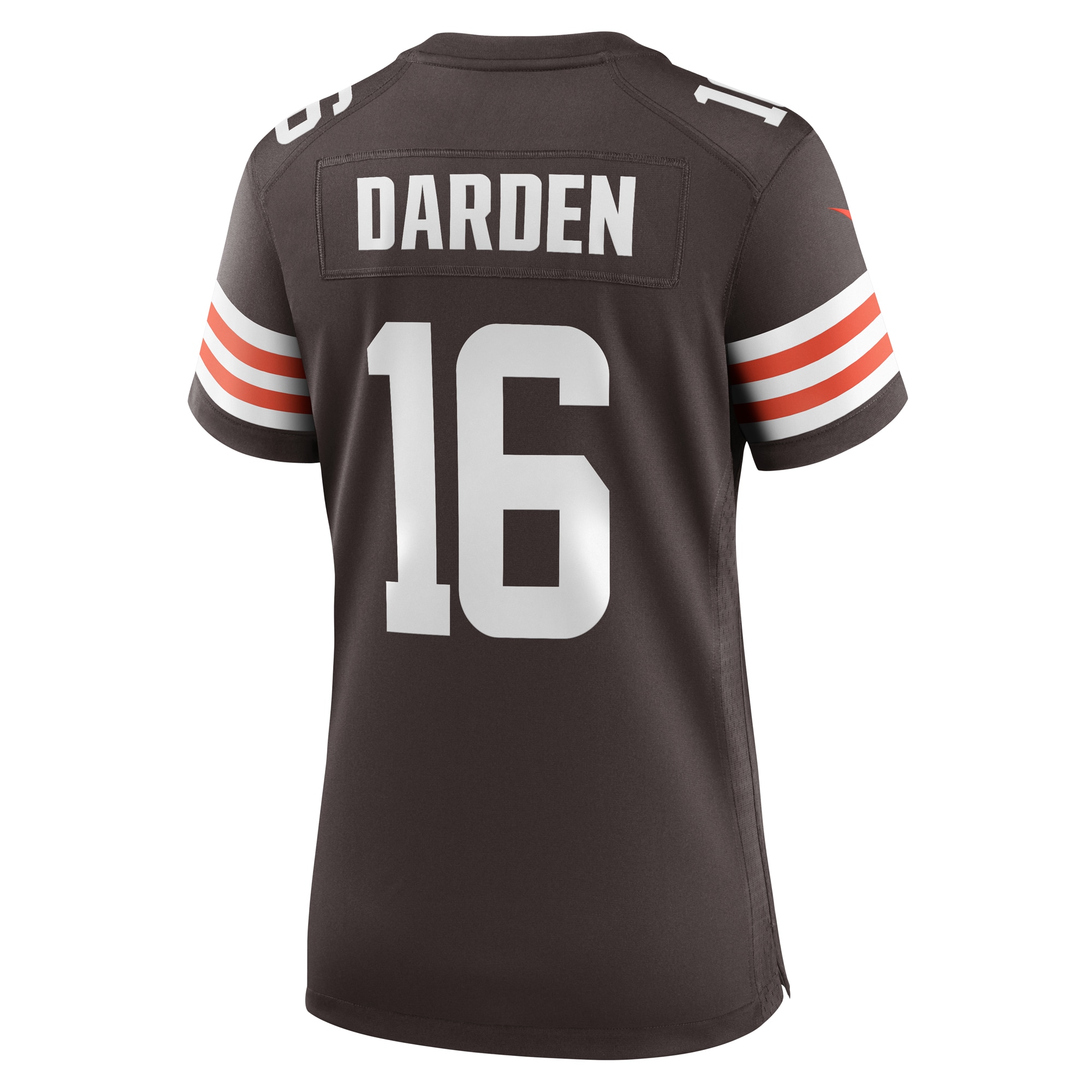 Women's Cleveland Browns Jaelon Darden Brown Team Game Jersey JS6910 nicesnker - Image 3