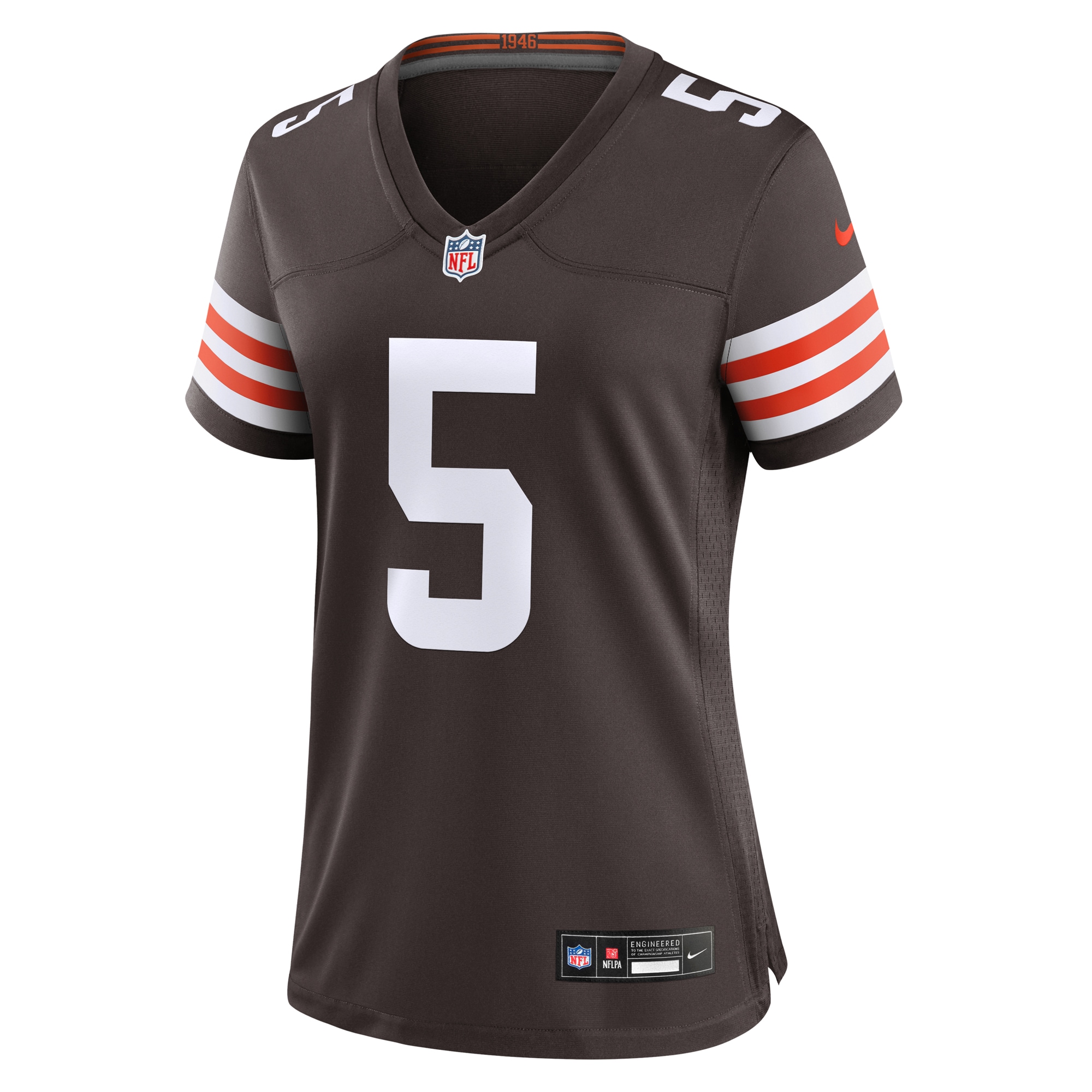 Women's Cleveland Browns Jameis Winston Brown Game Jersey JS6528 nicesnker - Image 2