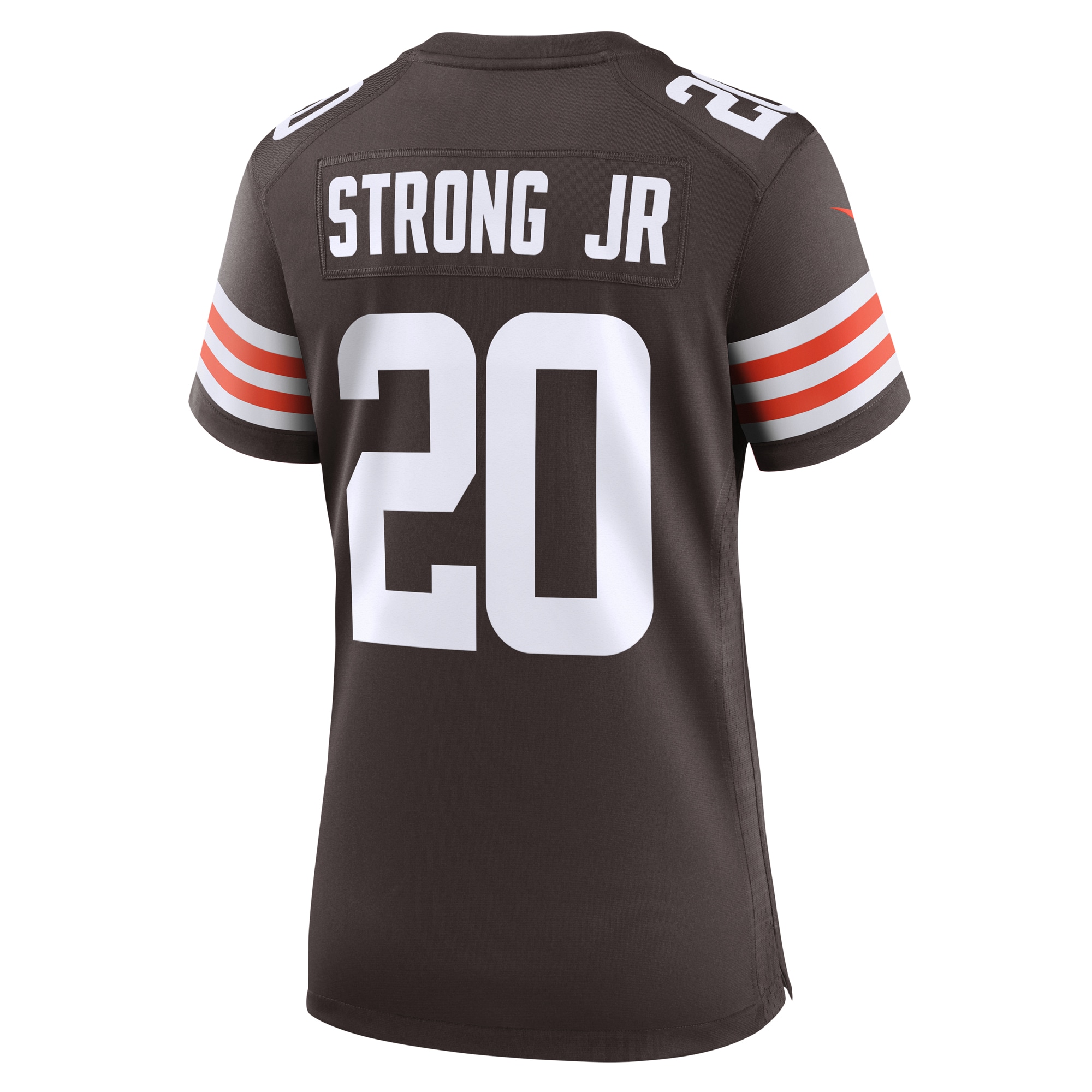 Women's Cleveland Browns Pierre Strong Jr. Brown Game Jersey JS2294 nicesnker - Image 3