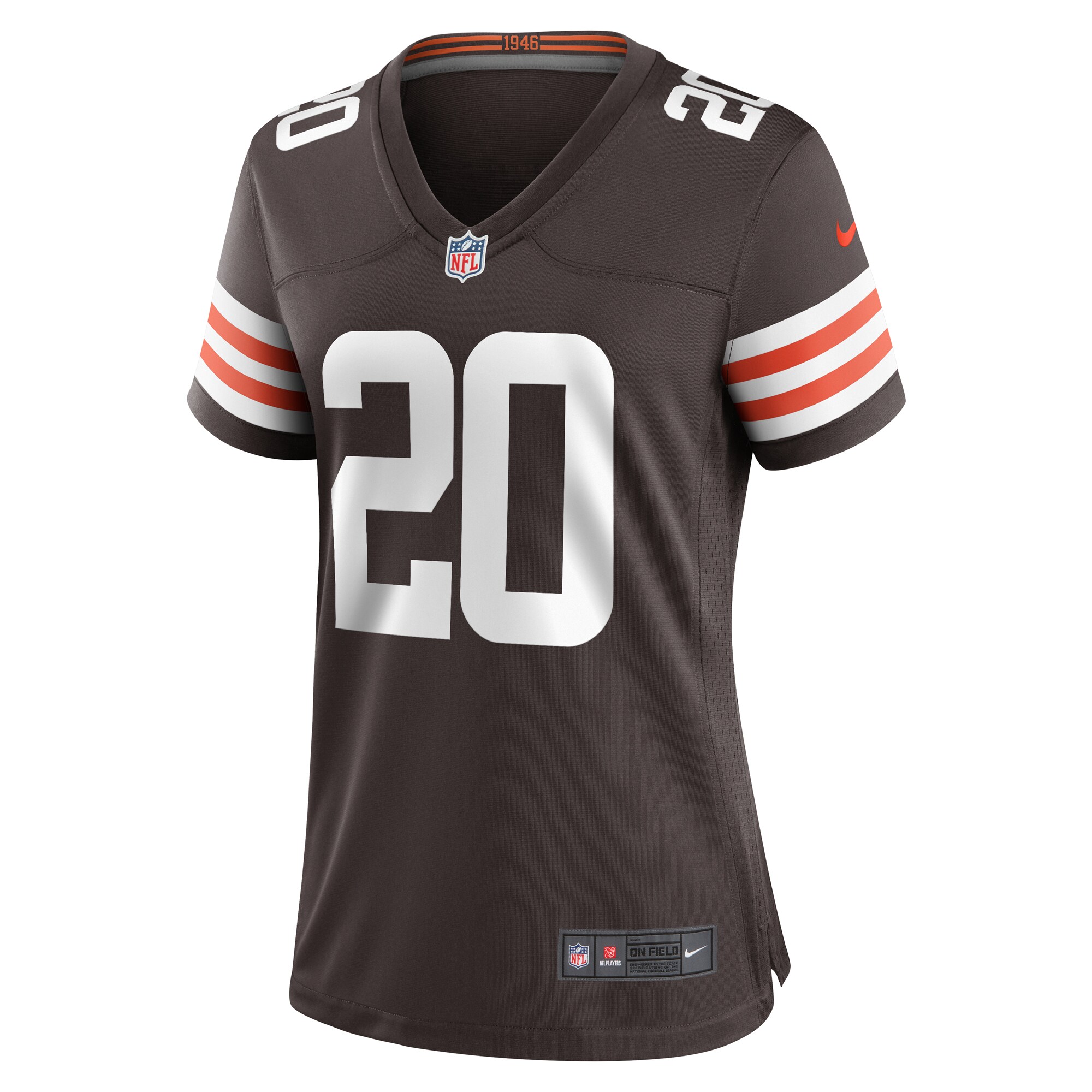 Women's Cleveland Browns Pierre Strong Jr. Brown Team Game Jersey JS6179 nicesnker - Image 2