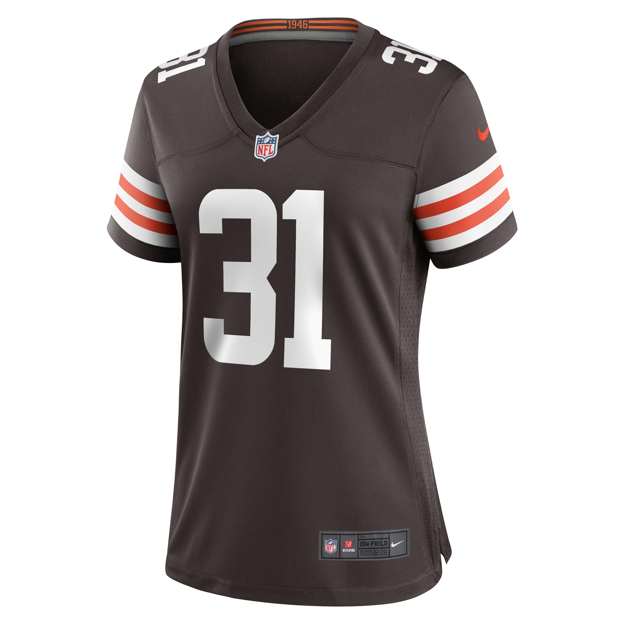 Women's Cleveland Browns Thomas Graham Jr. Brown Team Game Jersey JS8006 nicesnker - Image 2
