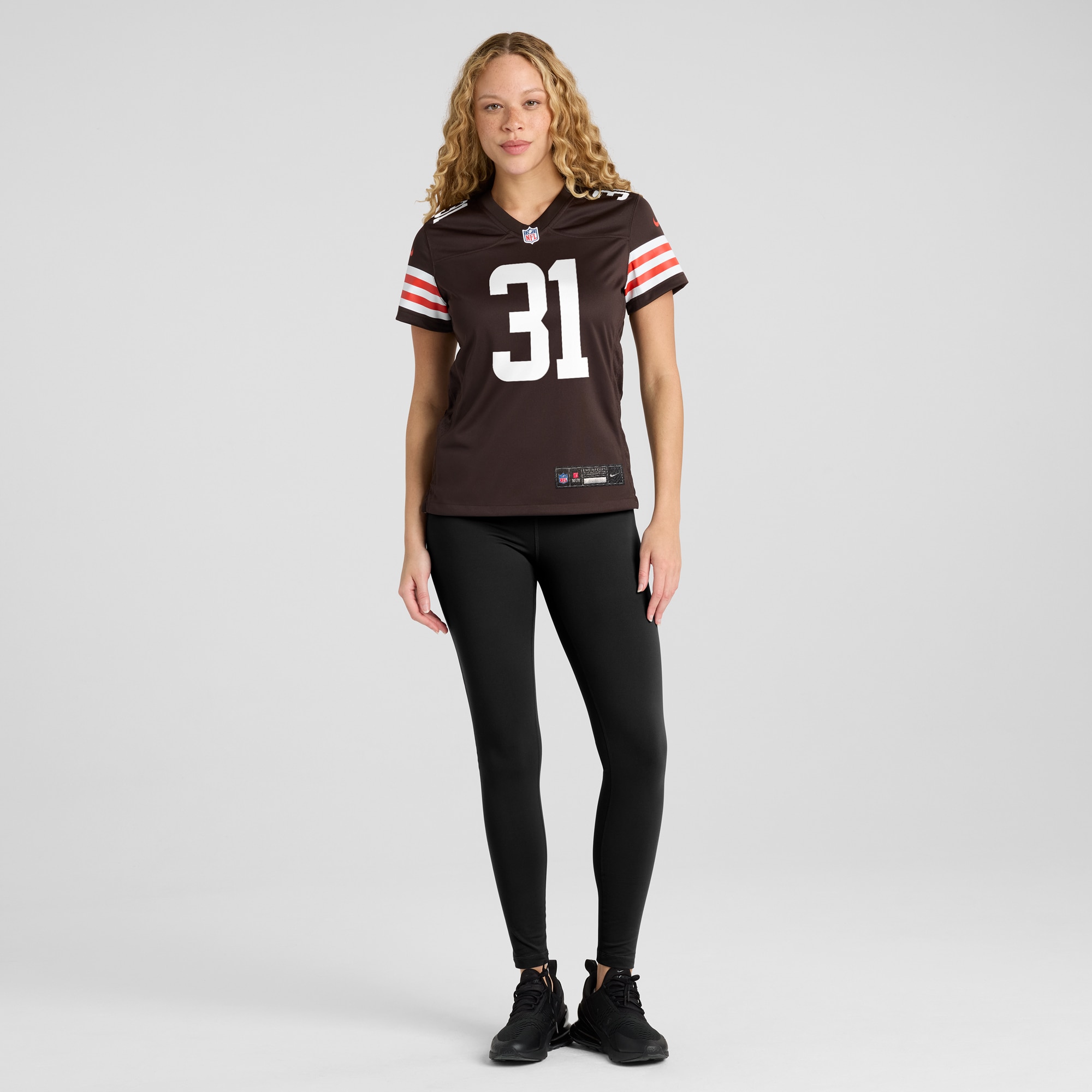 Women's Cleveland Browns Thomas Graham Jr. Brown Team Game Jersey JS8006 nicesnker - Image 4