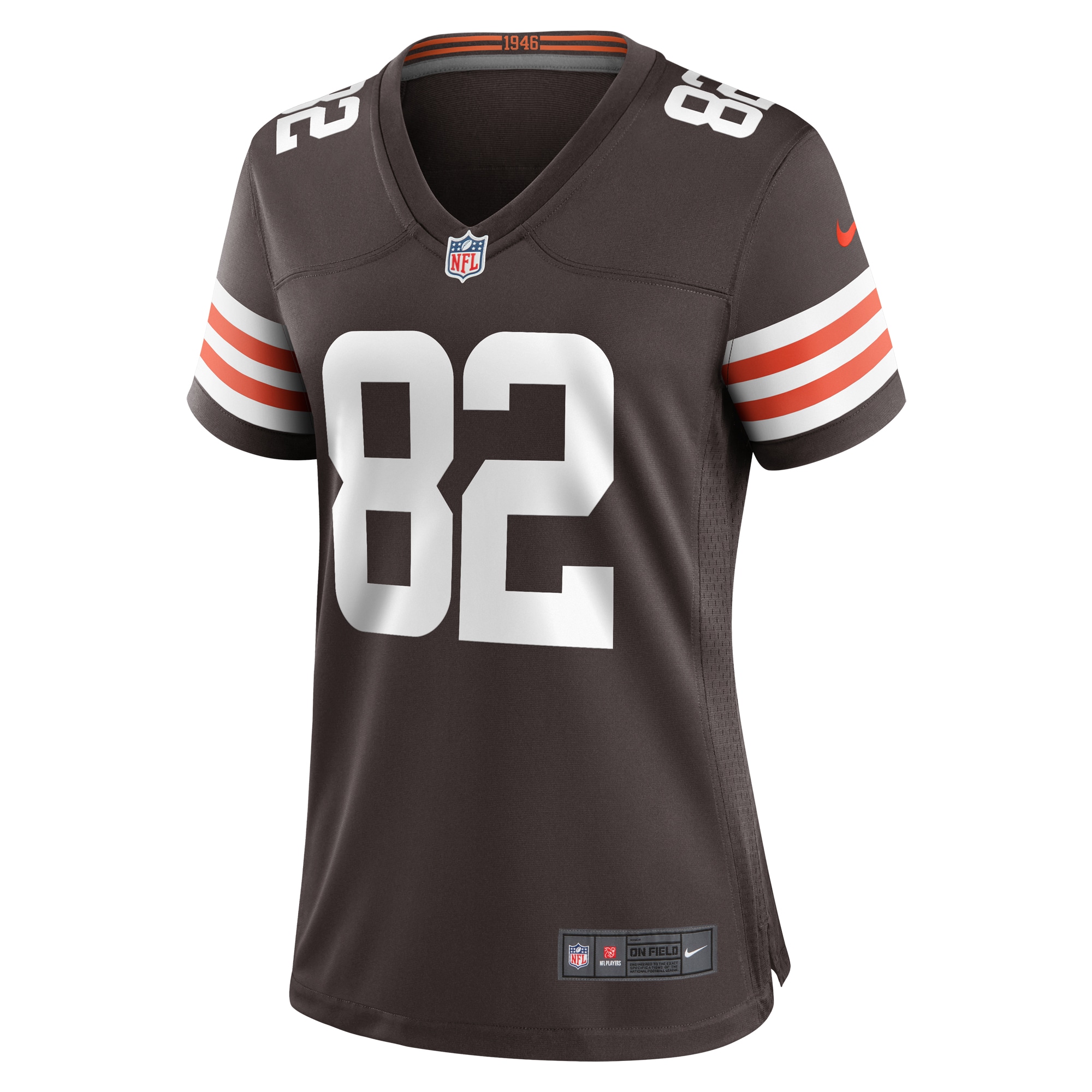Women's Cleveland Browns Trinity Benson Brown Team Game Jersey JS5347 nicesnker - Image 2