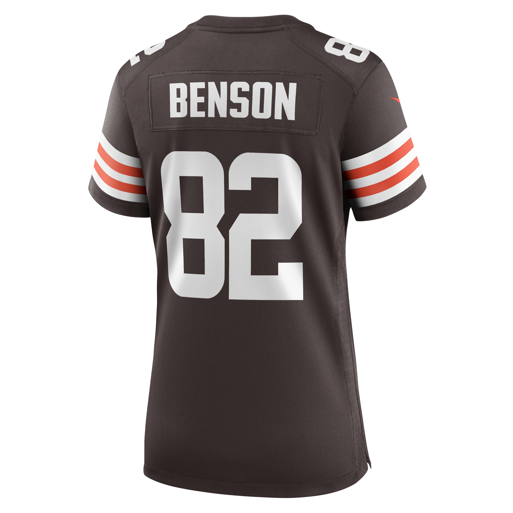 Women's Cleveland Browns Trinity Benson Brown Team Game Jersey JS5347 nicesnker - Image 3