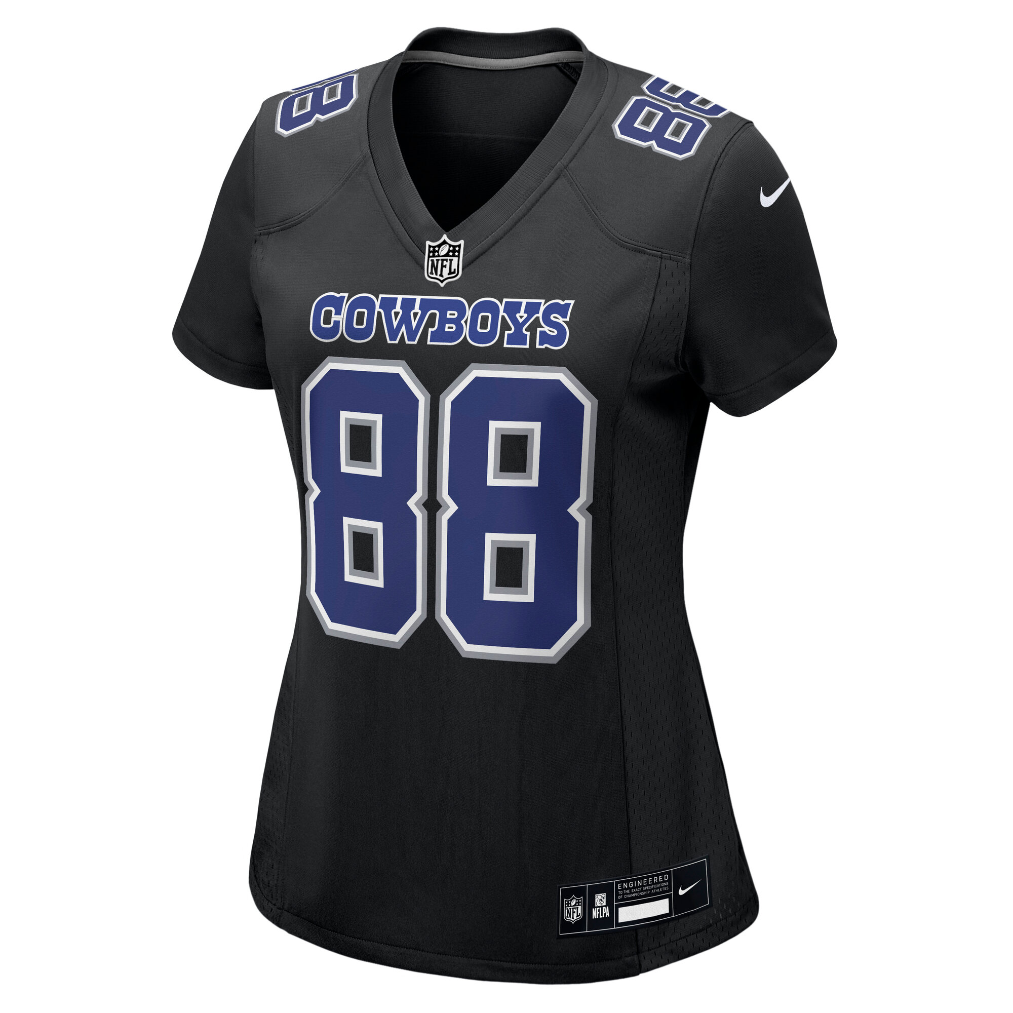 Women's Dallas Cowboys CeeDee Lamb Carbon Black Fashion Game Jersey JS5992 nicesnker - Image 2