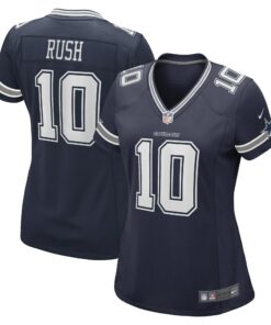 Women's Dallas Cowboys Cooper Rush Navy Game Player Jersey JS6477 nicesnker