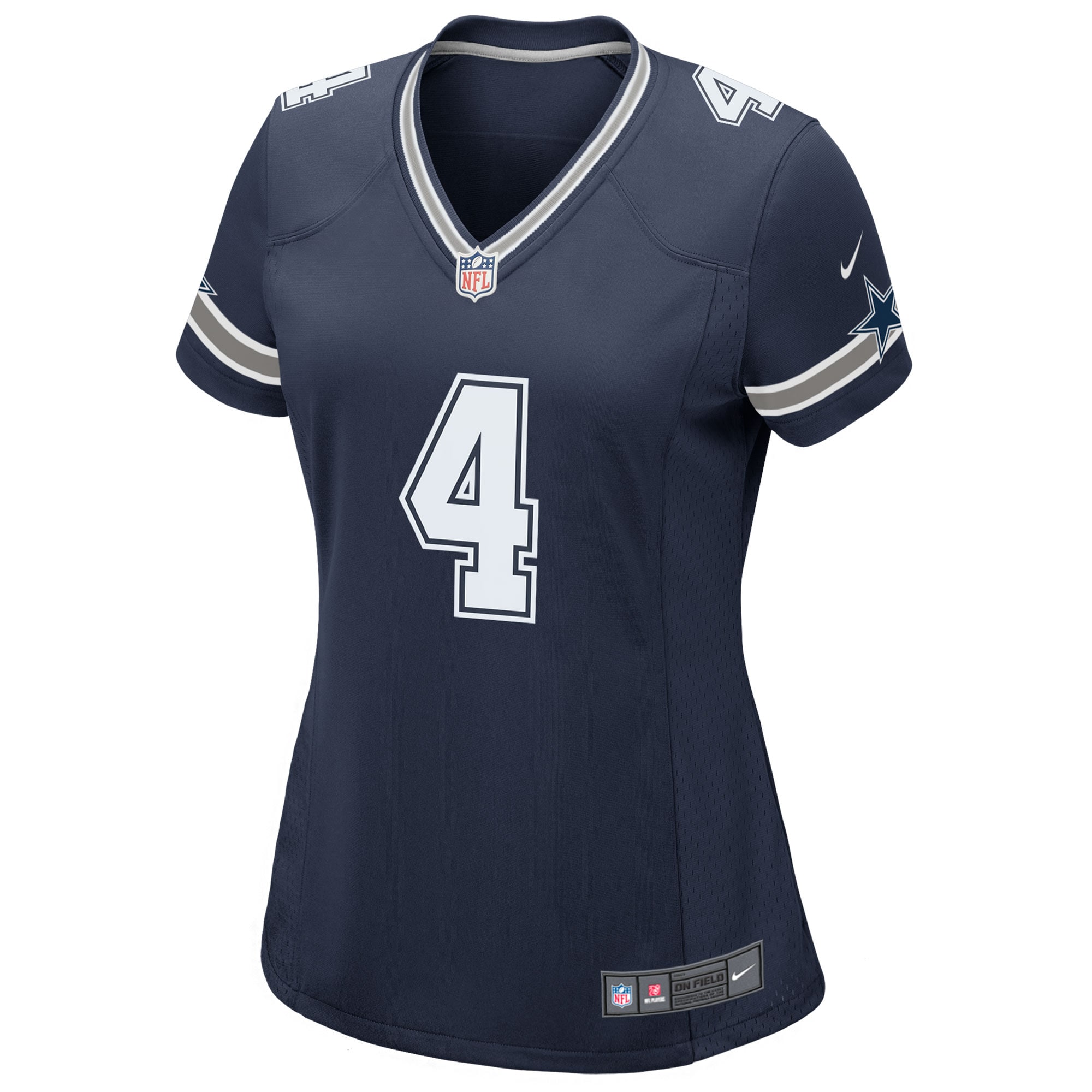 Women's Dallas Cowboys Dak Prescott Navy Game Team Jersey JS5054 nicesnker - Image 2
