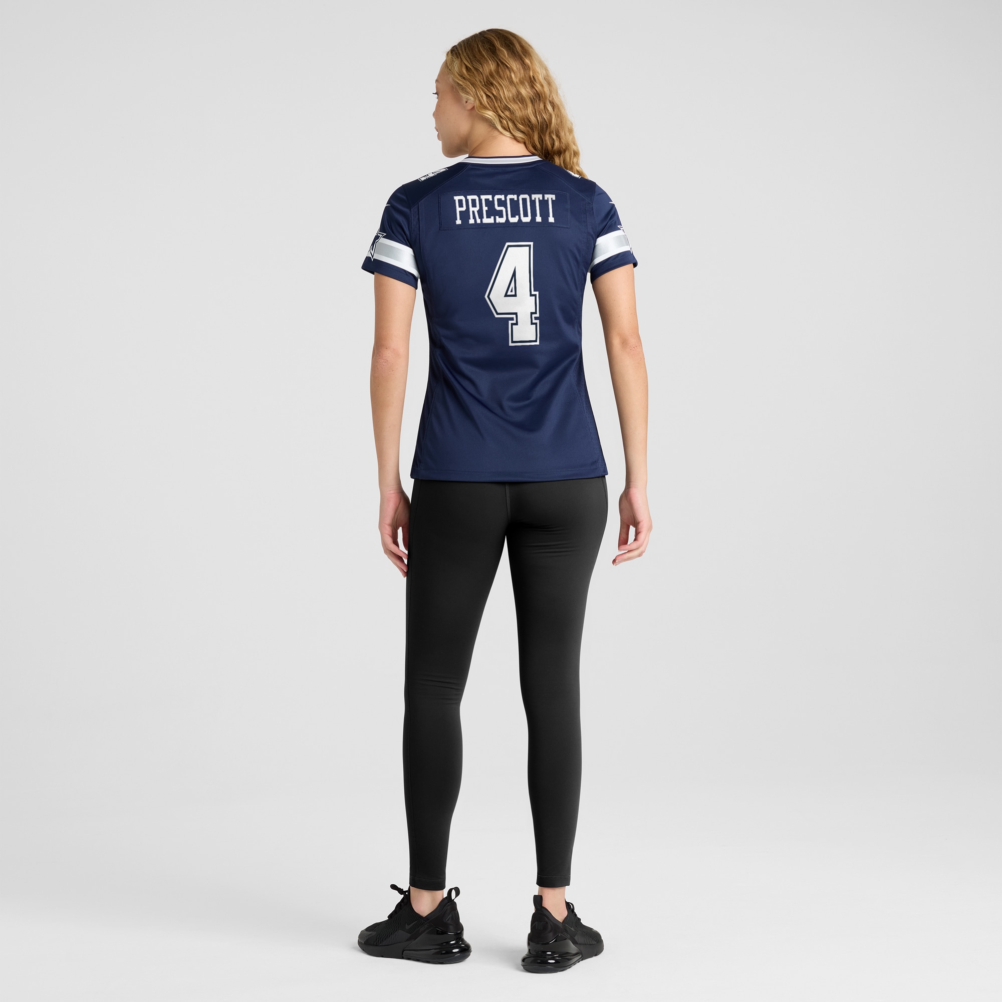 Women's Dallas Cowboys Dak Prescott Navy Game Team Jersey JS5054 nicesnker - Image 5