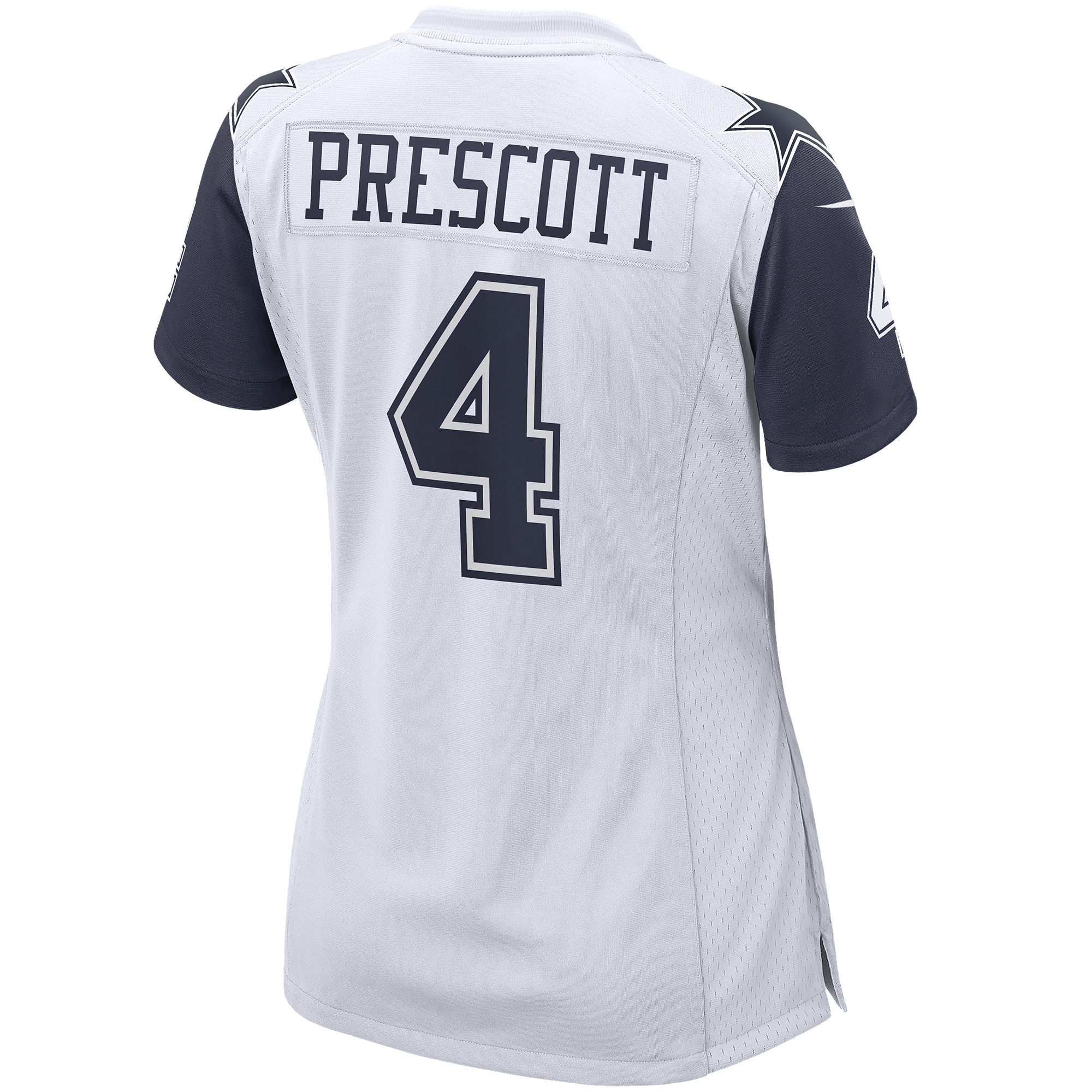 Women's Dallas Cowboys Dak Prescott White Alternate Game Jersey JS3550 nicesnker - Image 3