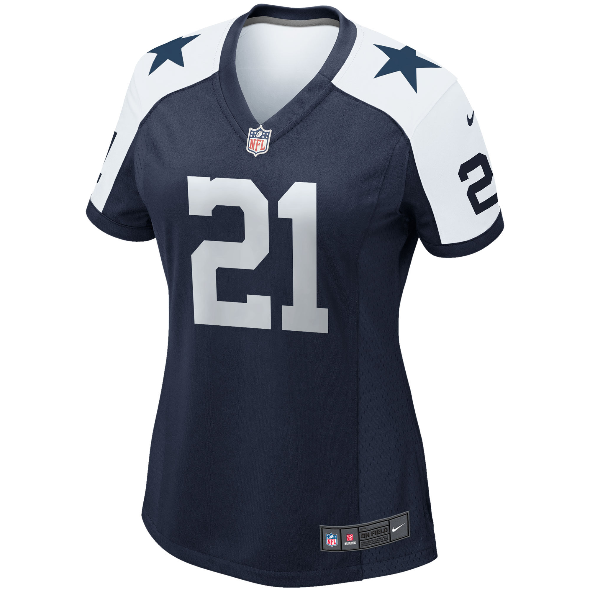Women's Dallas Cowboys Ezekiel Elliott Navy Alternate Game Team Jersey JS9826 nicesnker - Image 2