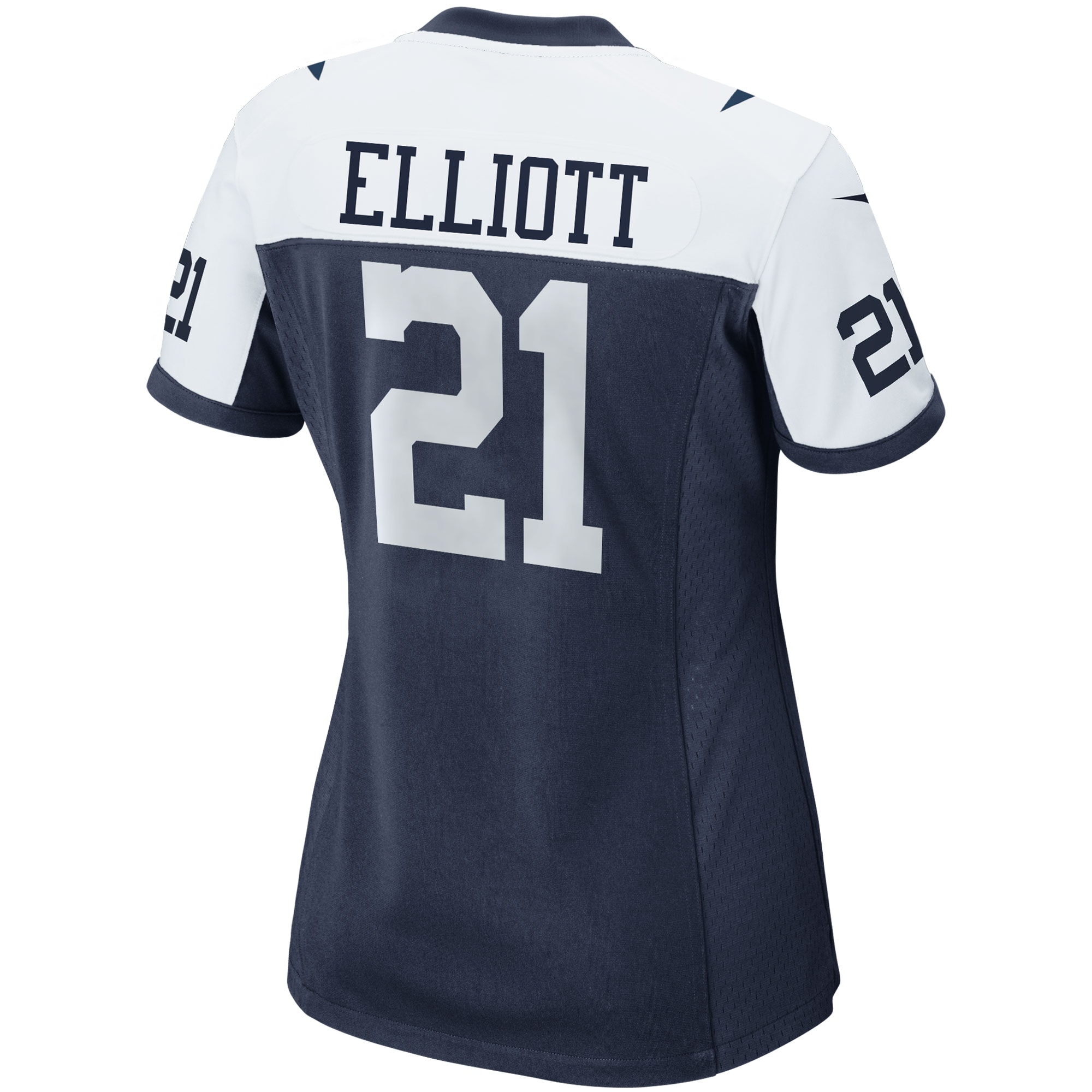 Women's Dallas Cowboys Ezekiel Elliott Navy Alternate Game Team Jersey JS9826 nicesnker - Image 3