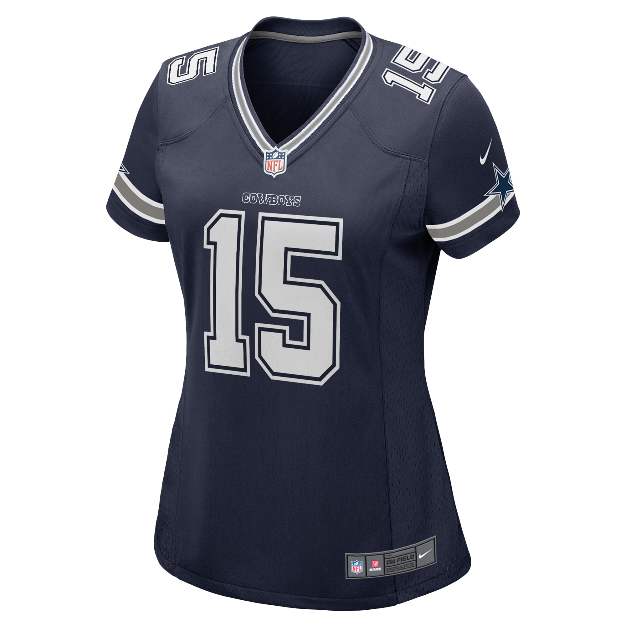 Women's Dallas Cowboys Ezekiel Elliott Navy Game Jersey JS9042 nicesnker - Image 2