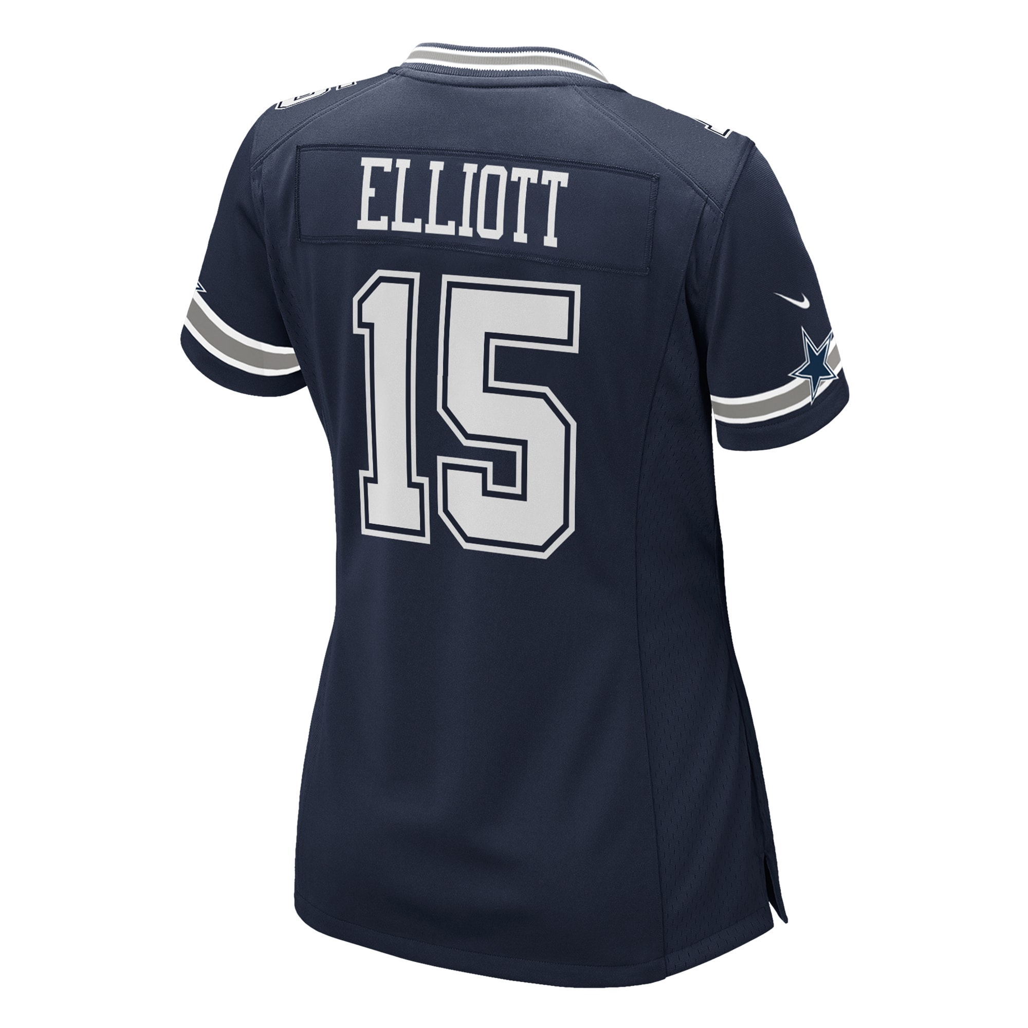 Women's Dallas Cowboys Ezekiel Elliott Navy Game Jersey JS9042 nicesnker - Image 3