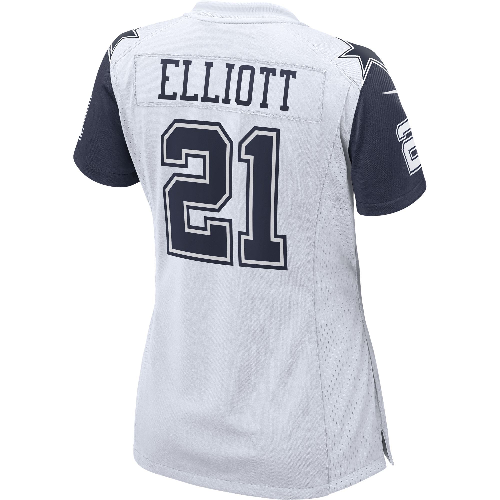Women's Dallas Cowboys Ezekiel Elliott White Alternate Game Jersey JS7086 nicesnker - Image 3