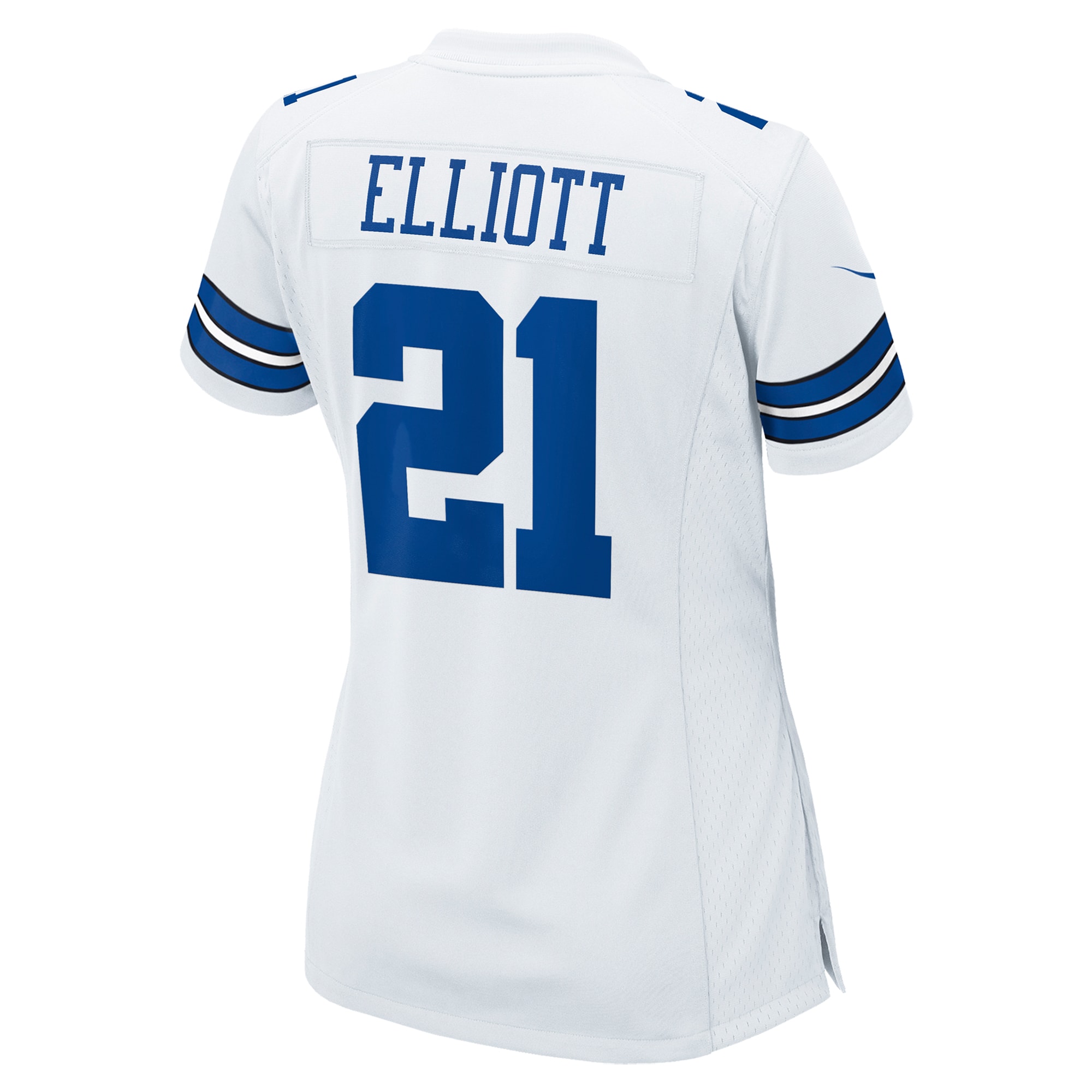 Women's Dallas Cowboys Ezekiel Elliott White Team Game Jersey JS3583 nicesnker - Image 3