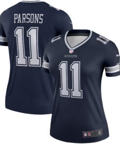 Women's Dallas Cowboys Micah Parsons Navy Legend Player Performance Top JS8551 nicesnker