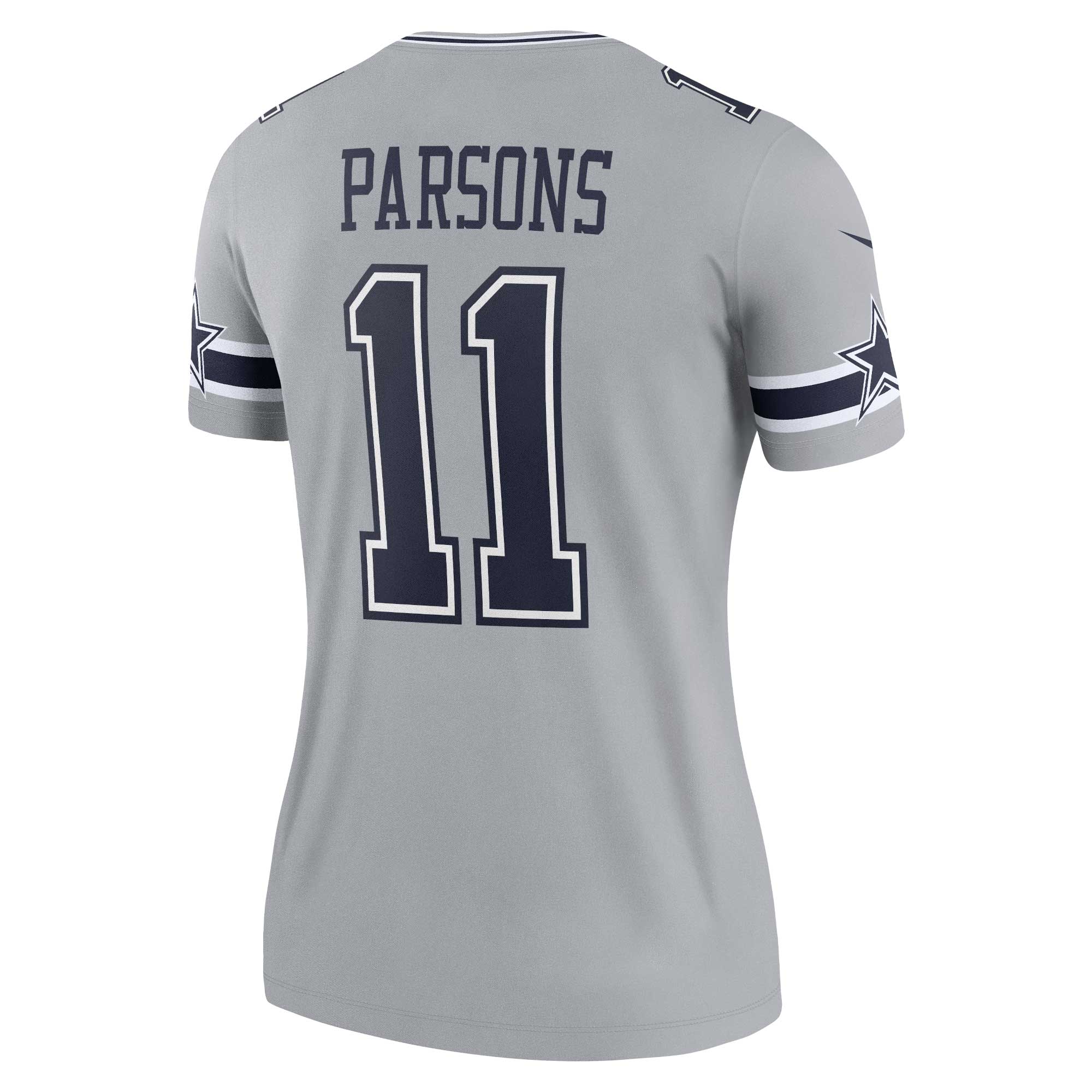 Women's Dallas Cowboys Micah Parsons Silver Inverted Legend Jersey JS6732 nicesnker - Image 3