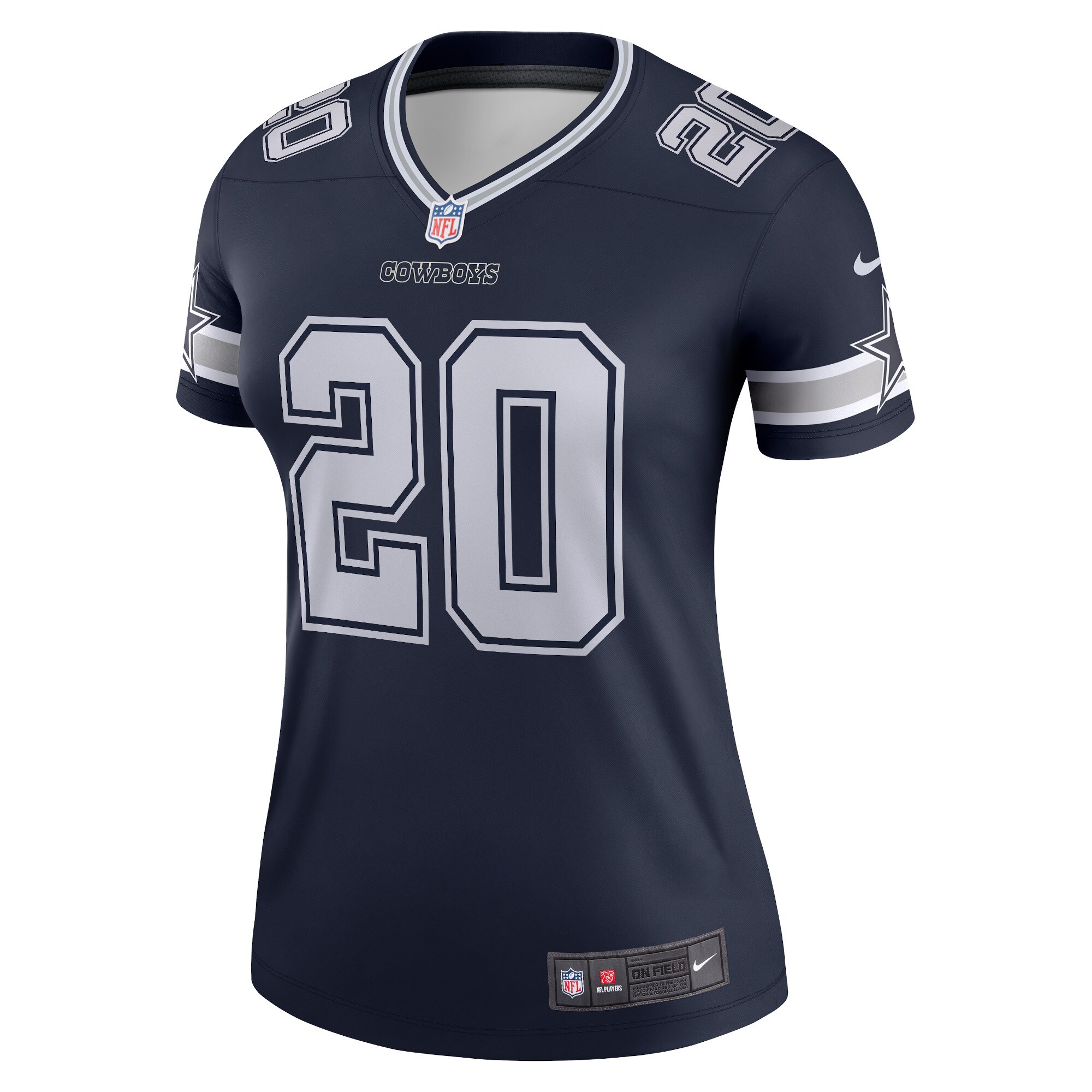 Women's Dallas Cowboys Tony Pollard Navy Legend Player Performance Top JS2599 nicesnker - Image 2