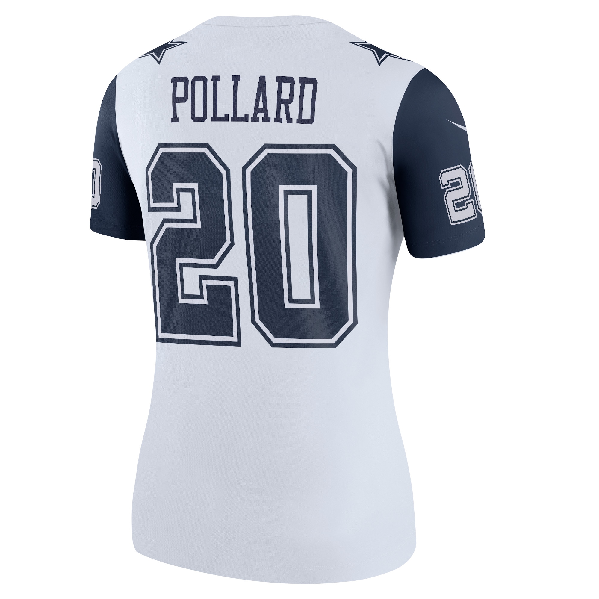 Women's Dallas Cowboys Tony Pollard White Legend Player Performance Top JS2998 nicesnker - Image 3