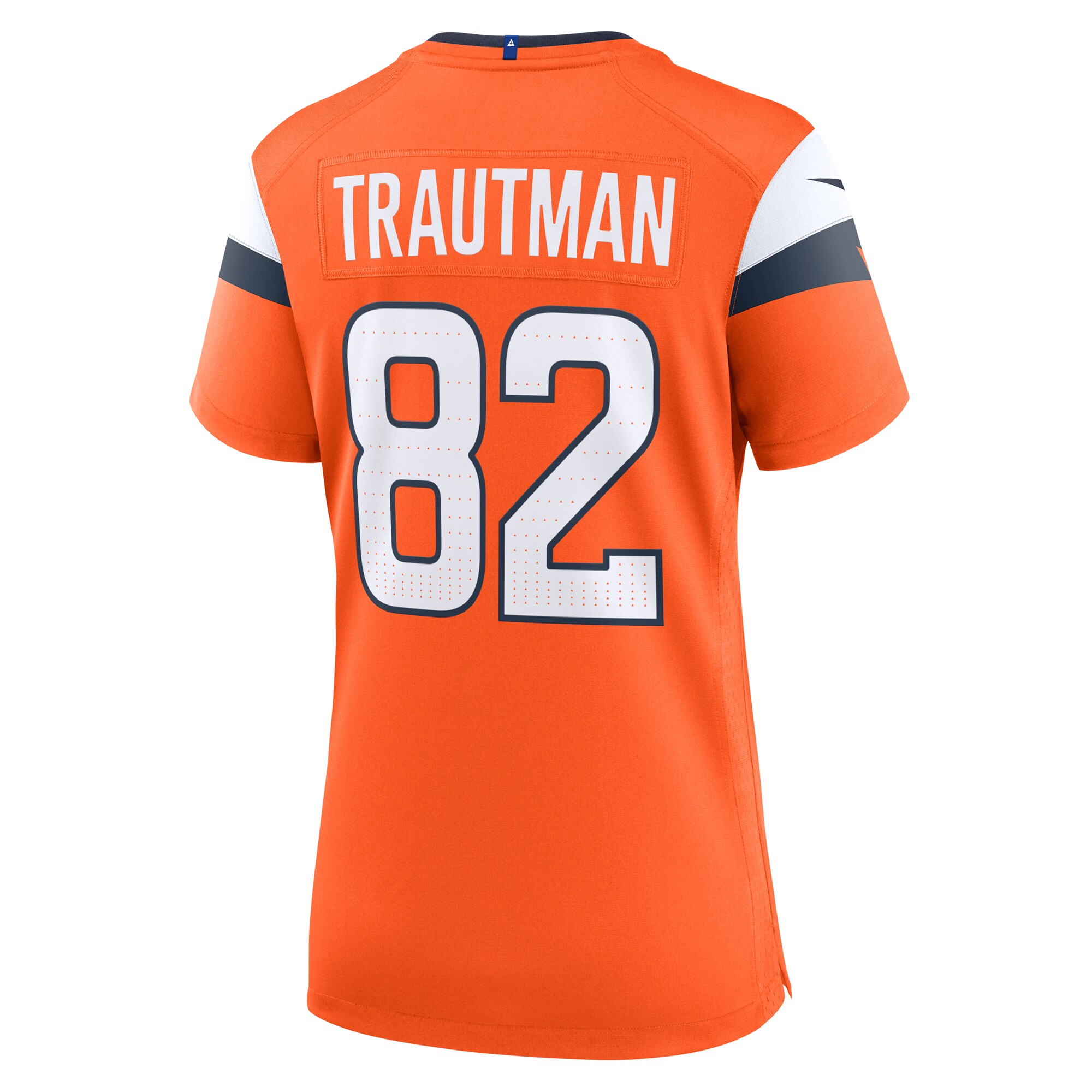Women's Denver Broncos Adam Trautman Orange Team Game Jersey JS4319 nicesnker - Image 3