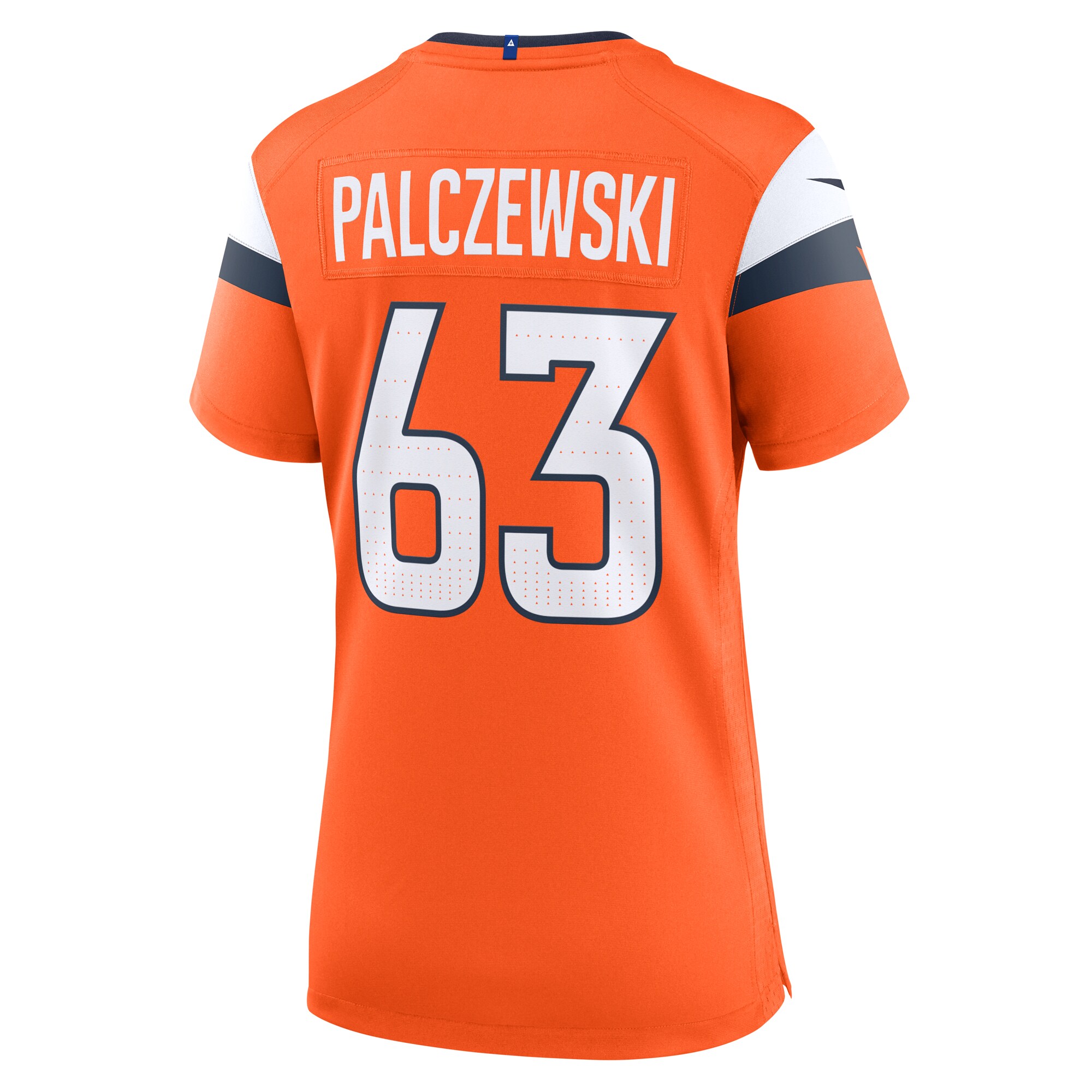 Women's Denver Broncos Alex Palczewski Orange Team Game Jersey JS4344 nicesnker - Image 3