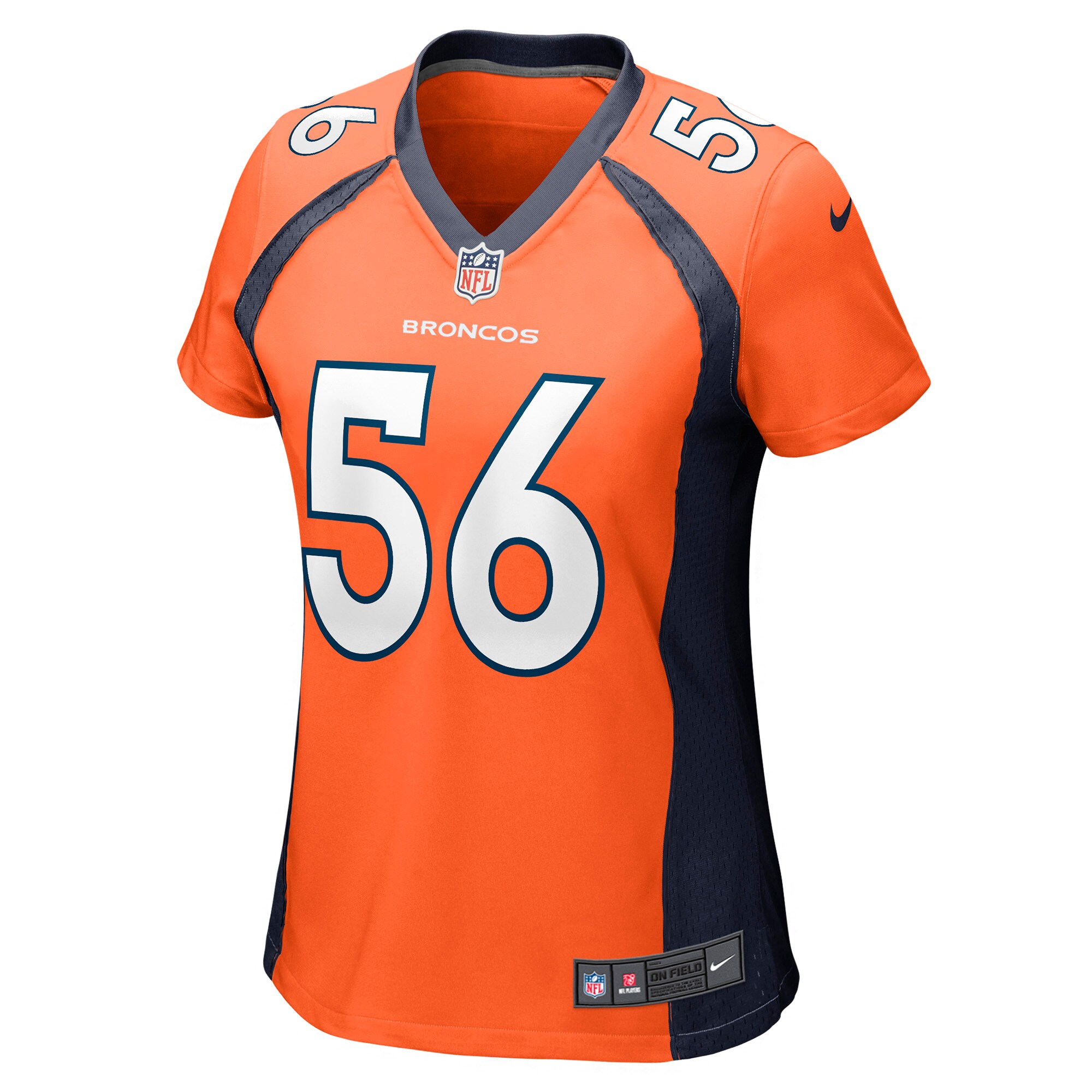 Women's Denver Broncos Baron Browning Orange Game Jersey JS4919 nicesnker - Image 2