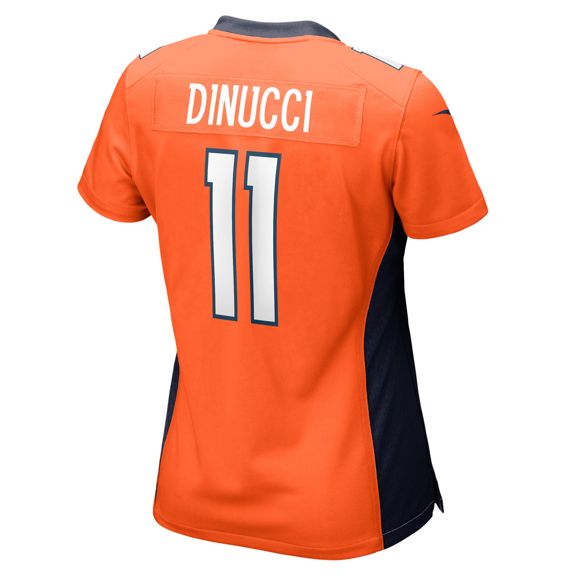 Women's Denver Broncos Ben DiNucci Orange Team Game Jersey JS7935 nicesnker - Image 3