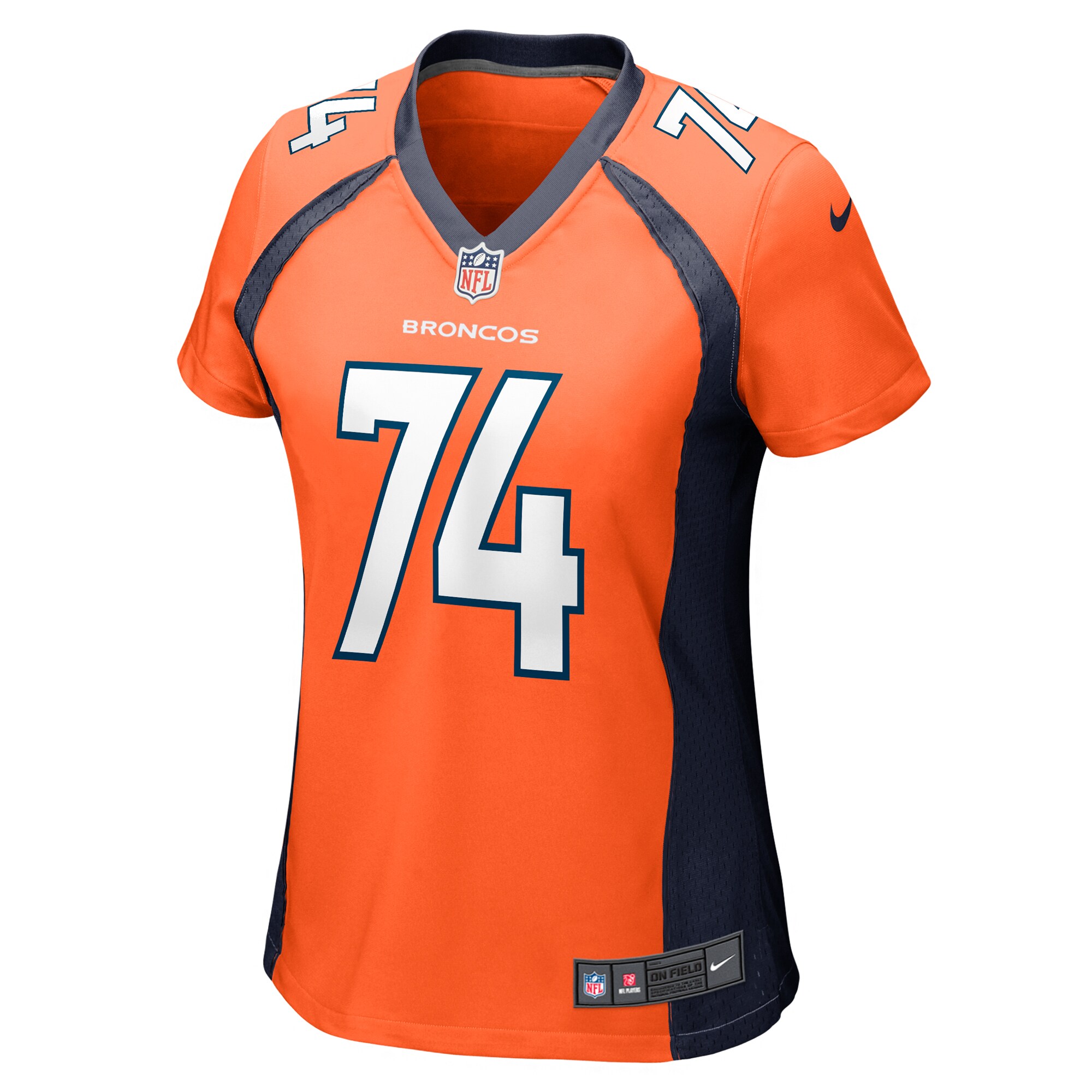 Women's Denver Broncos Ben Powers Orange Game Player Jersey JS7147 nicesnker - Image 2