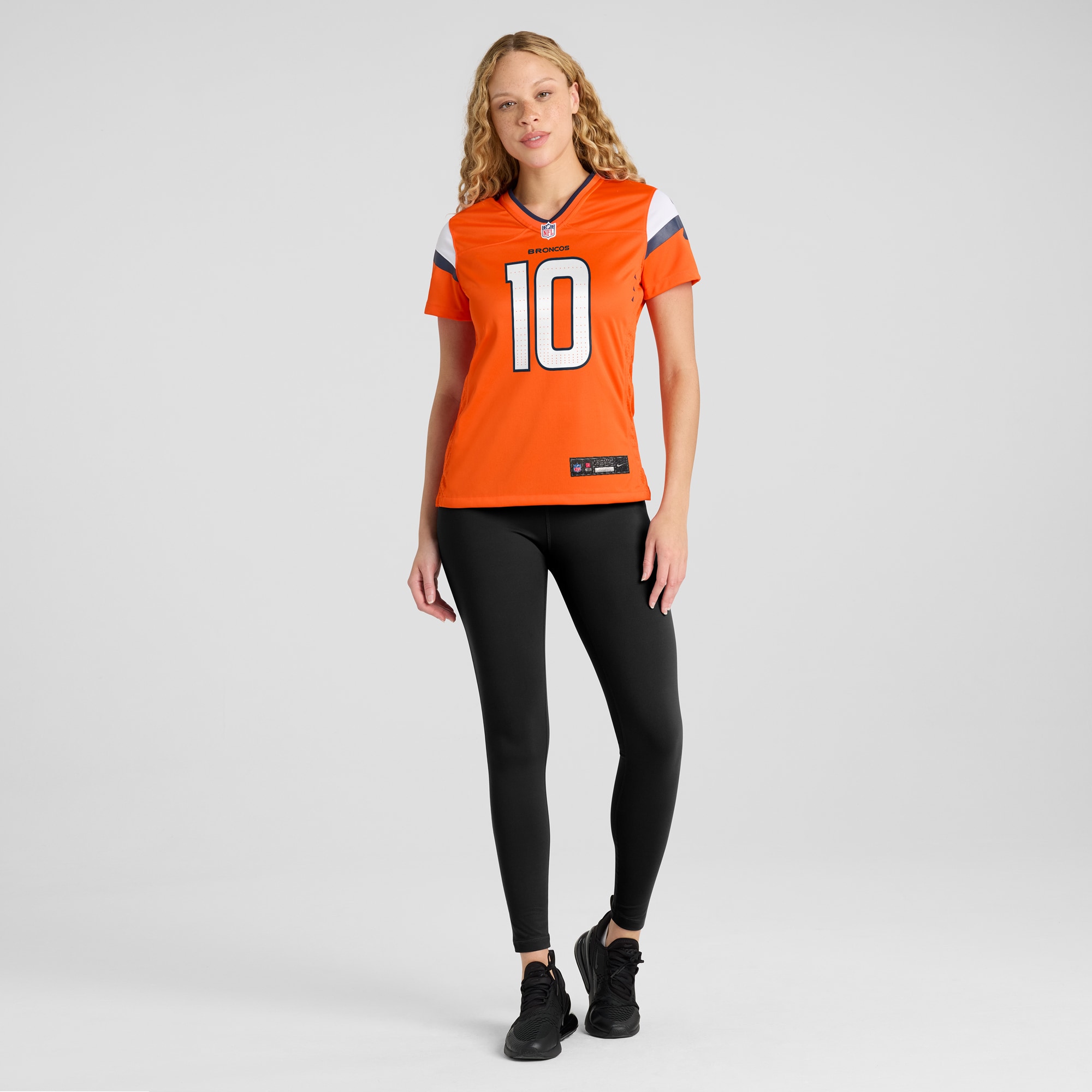 Women's Denver Broncos Bo Nix Orange Game Jersey JS7544 nicesnker - Image 4
