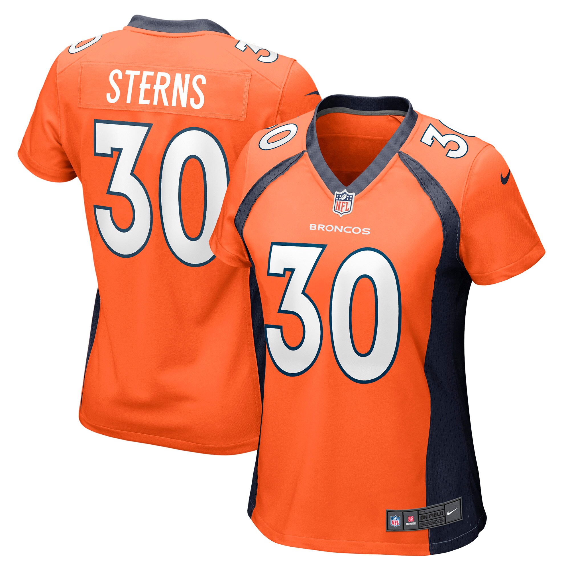 Women's Denver Broncos Caden Sterns Orange Game Jersey JS7110 nicesnker