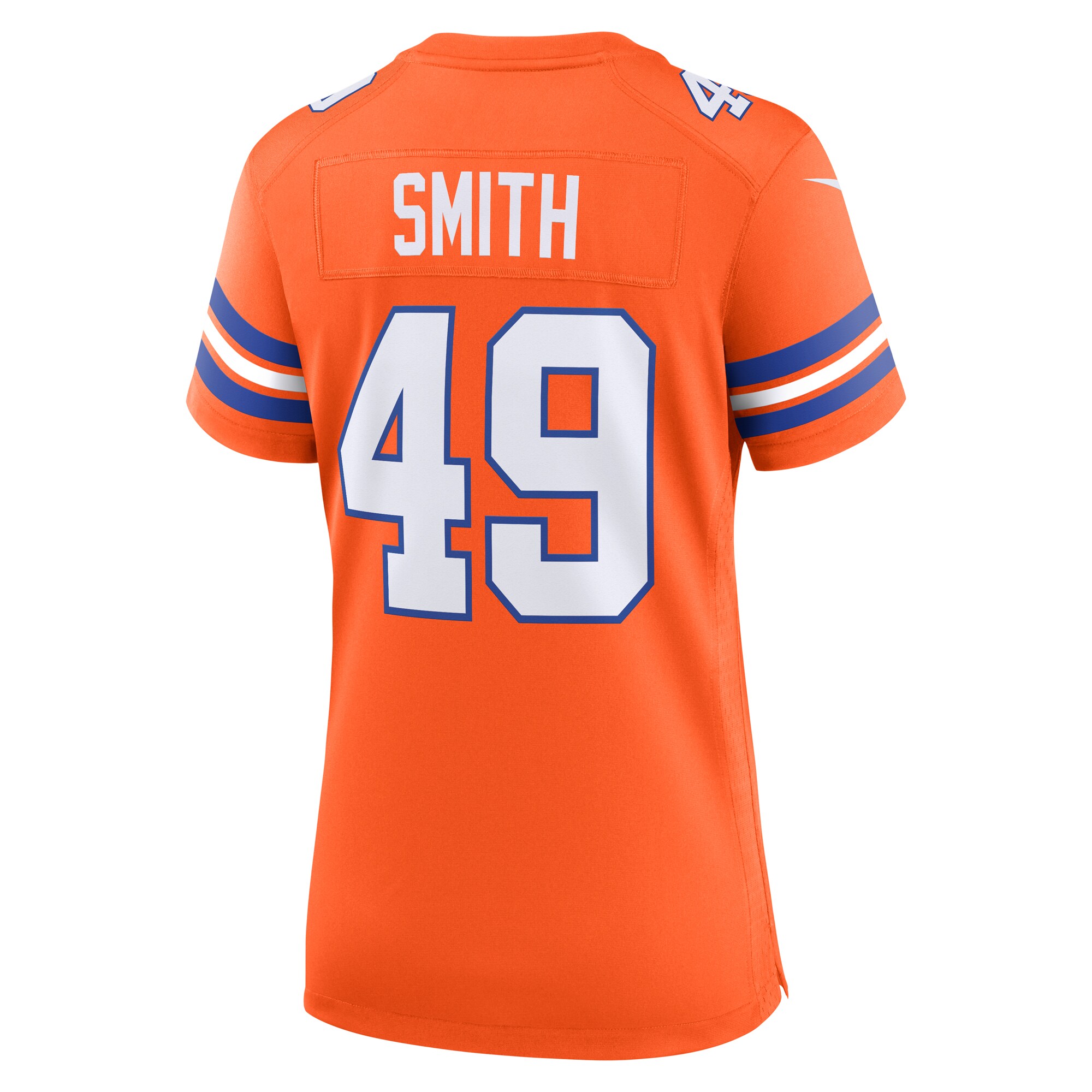 Women's Denver Broncos Dennis Smith Orange Mile High Collection 1977 Throwback Retired Player Game Jersey JS6799 nicesnker - Image 3