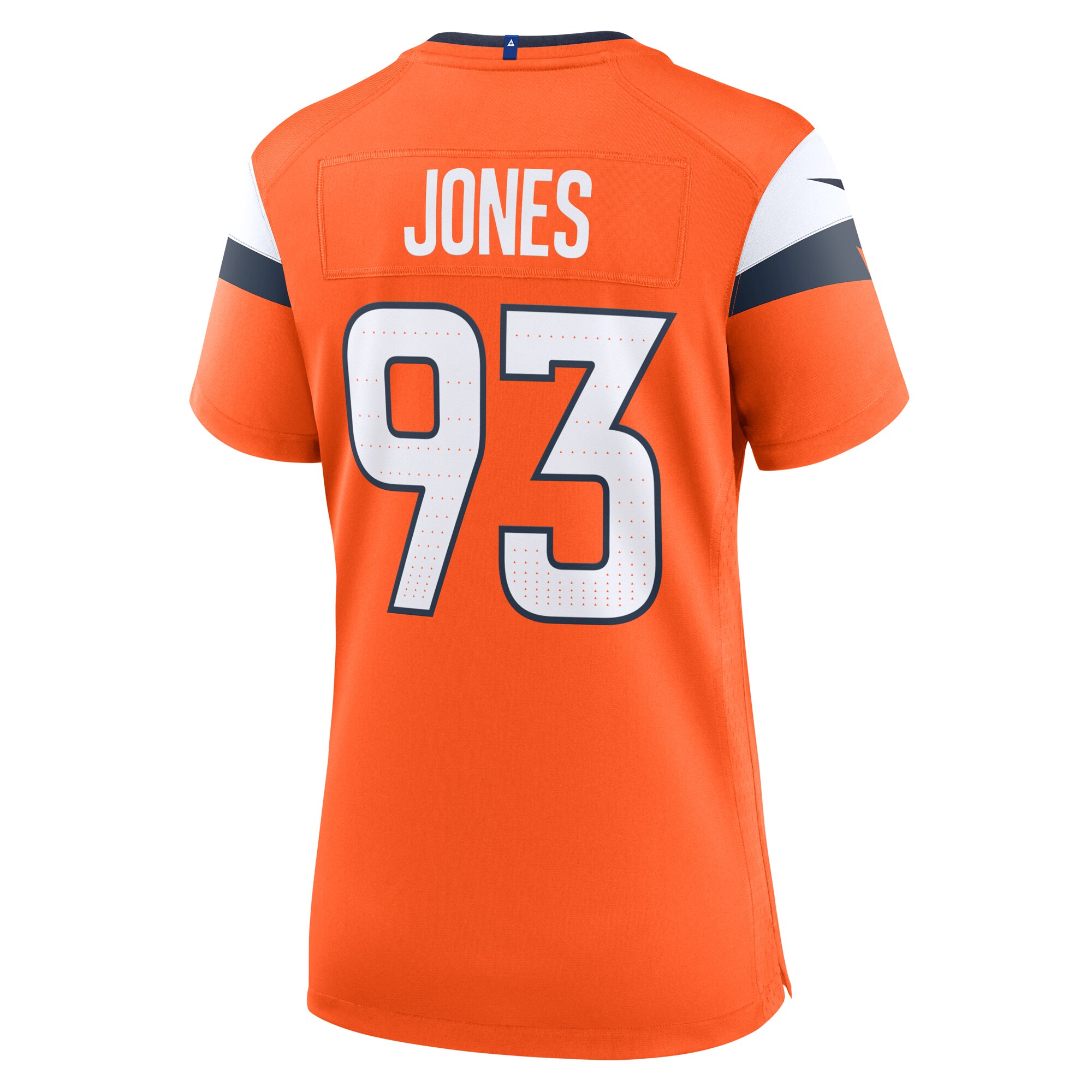 Women's Denver Broncos D.J. Jones Orange Team Game Jersey JS7632 nicesnker - Image 3