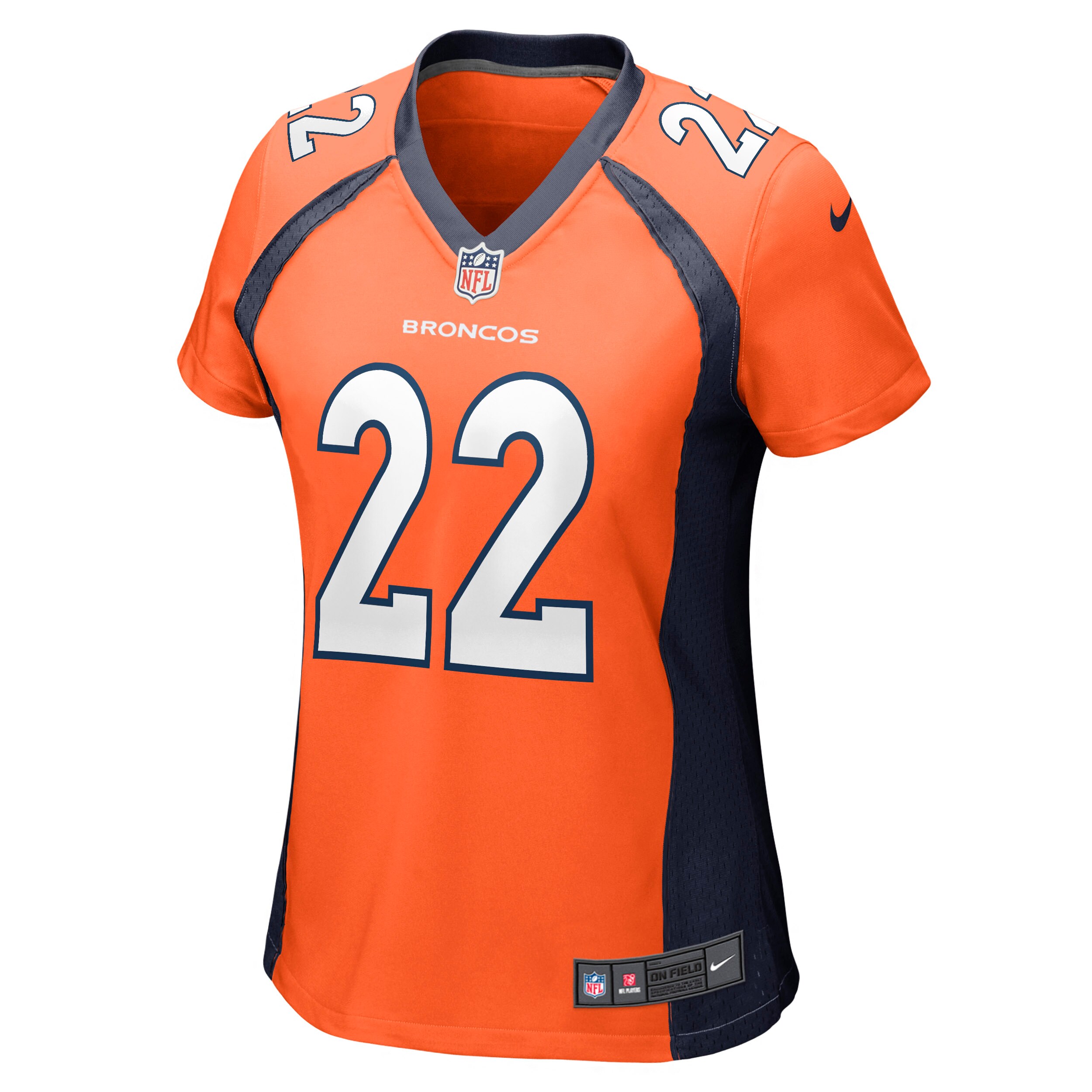 Women's Denver Broncos Kareem Jackson Orange Game Jersey JS6375 nicesnker - Image 2