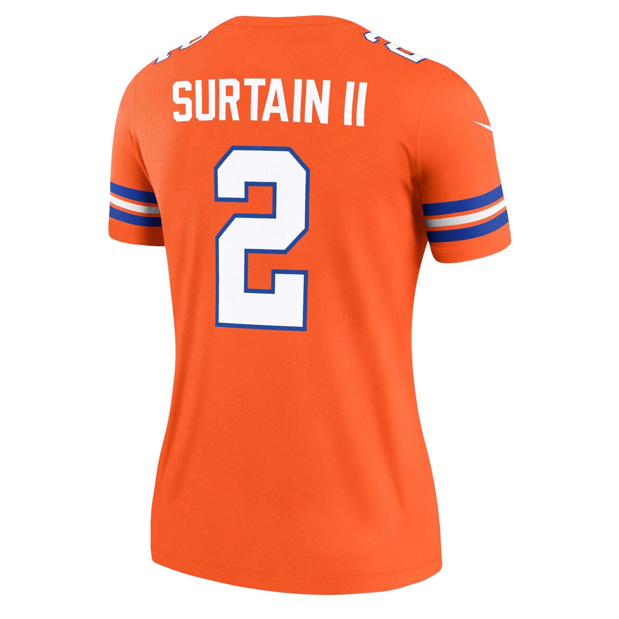 Women's Denver Broncos Patrick Surtain II Mile High Collection 1977 Throwback Orange Alternate Legend Player Performance Top JS5925 nicesnker - Image 3