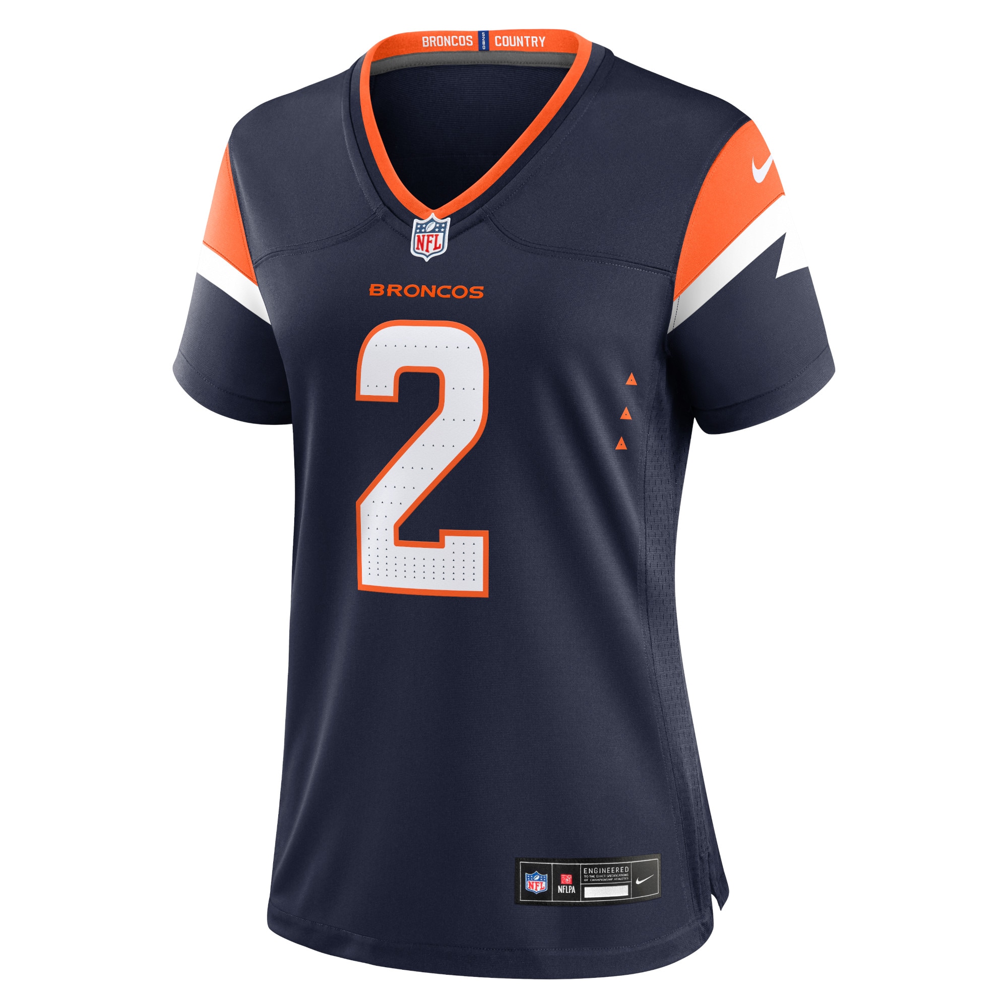 Women's Denver Broncos Patrick Surtain II Navy Mile High Collection Alternate Game Jersey JS4334 nicesnker - Image 2