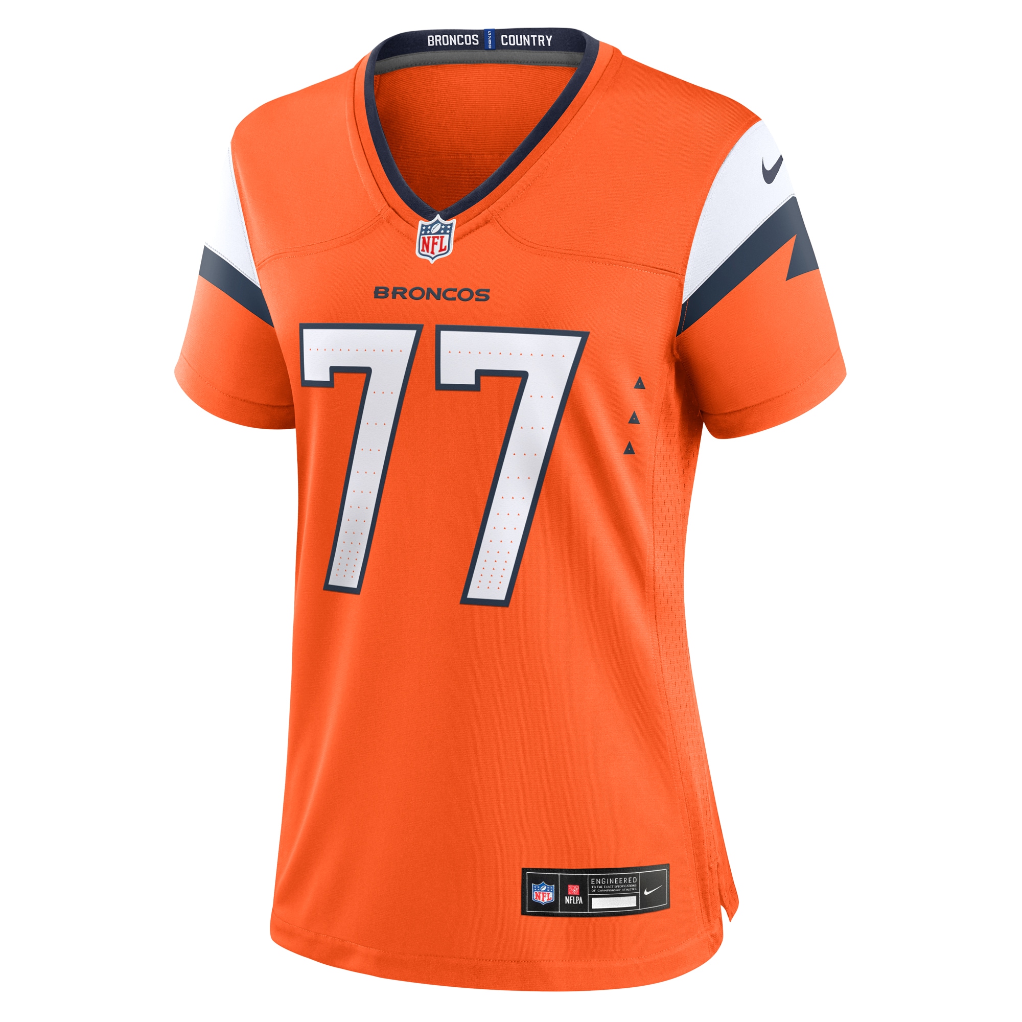 Women's Denver Broncos Quinn Meinerz Orange Team Game Jersey JS3708 nicesnker - Image 2