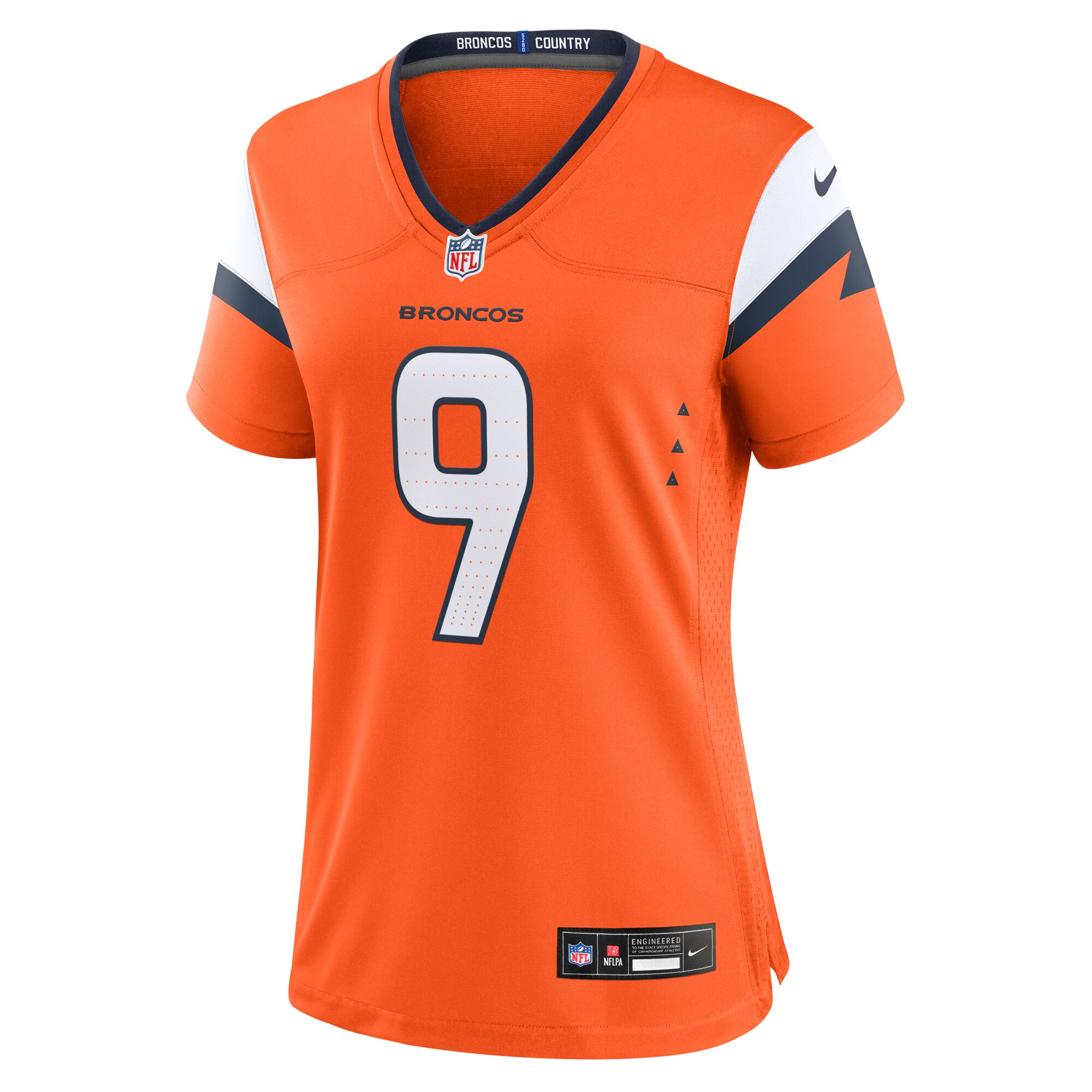 Women's Denver Broncos Riley Dixon Orange Team Game Jersey JS1394 nicesnker - Image 2