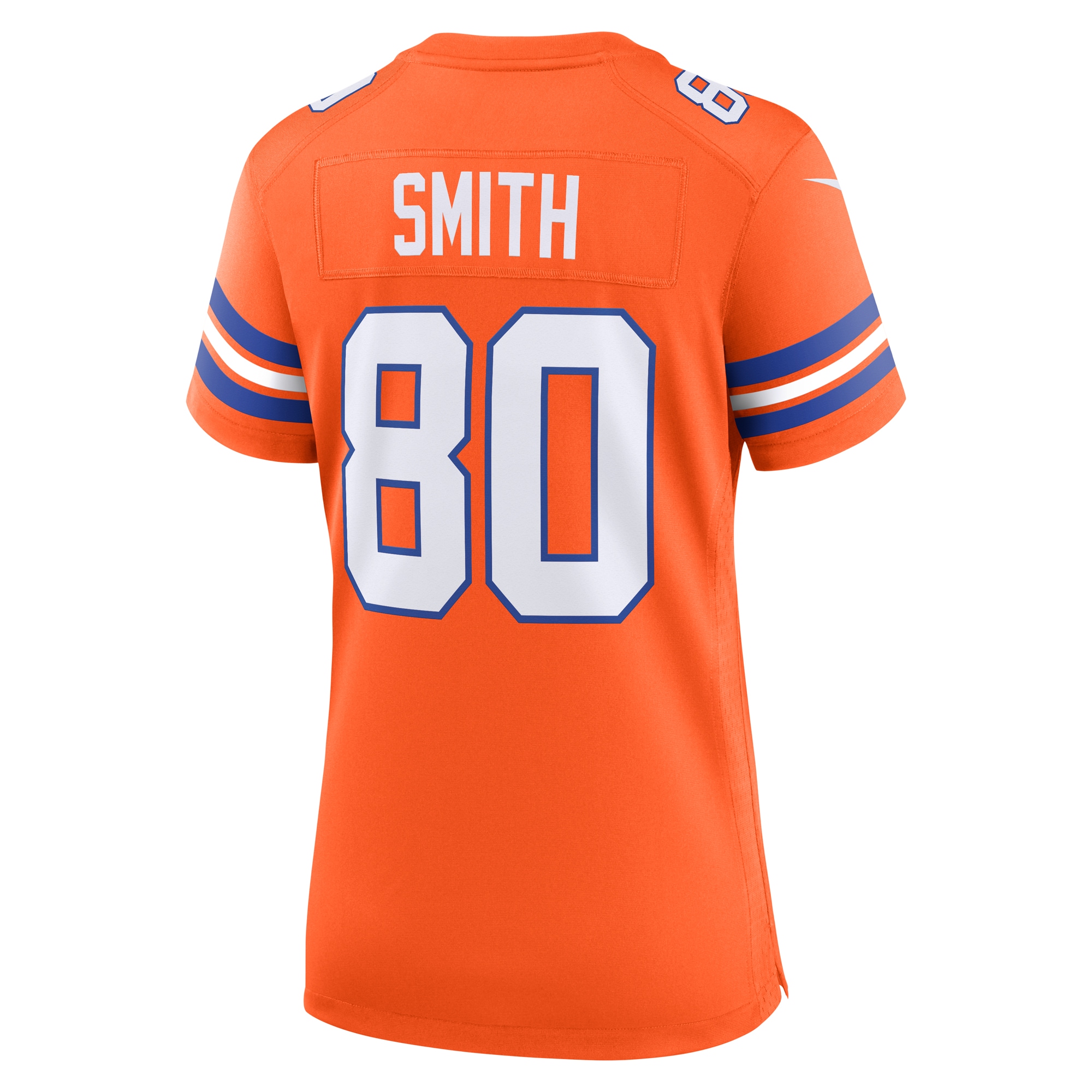 Women's Denver Broncos Rod Smith Orange Mile High Collection 1977 Throwback Retired Player Game Jersey JS2822 nicesnker - Image 3