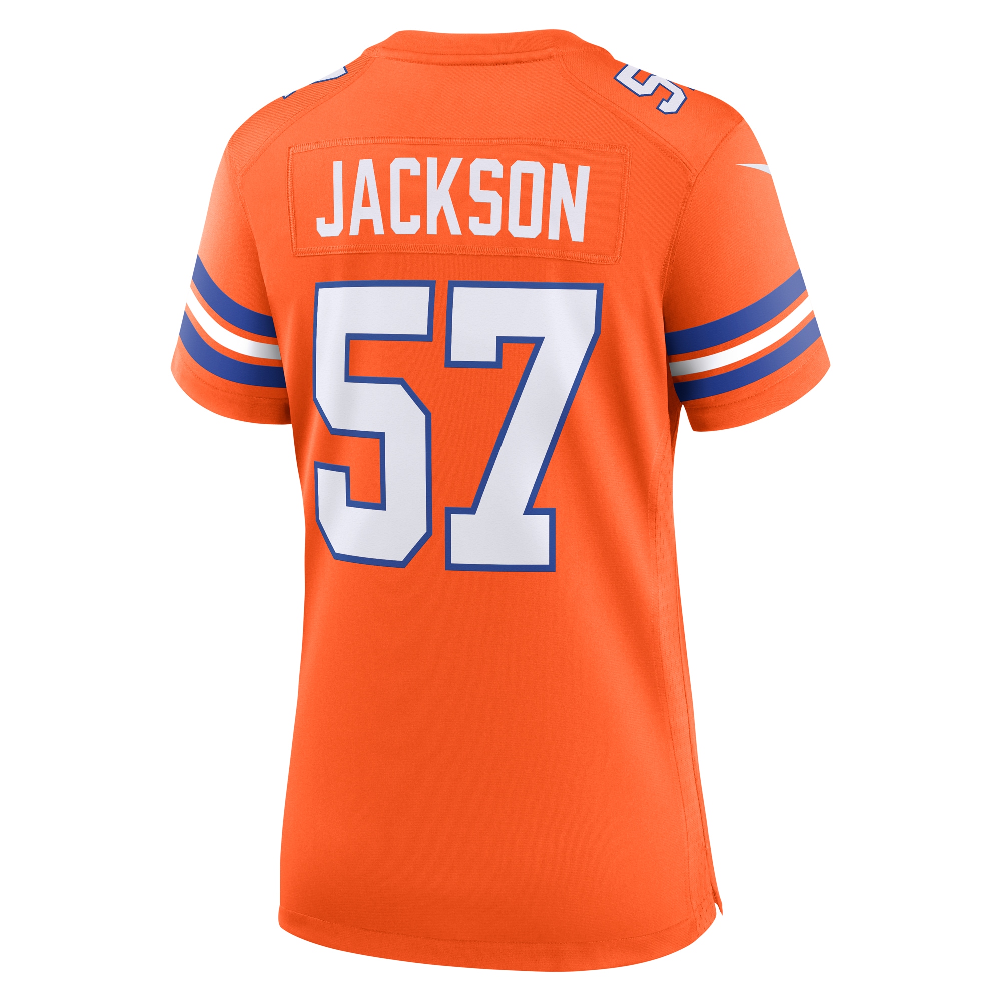 Women's Denver Broncos Tom Jackson Orange Mile High Collection 1977 Throwback Retired Player Game Jersey JS5713 nicesnker - Image 3